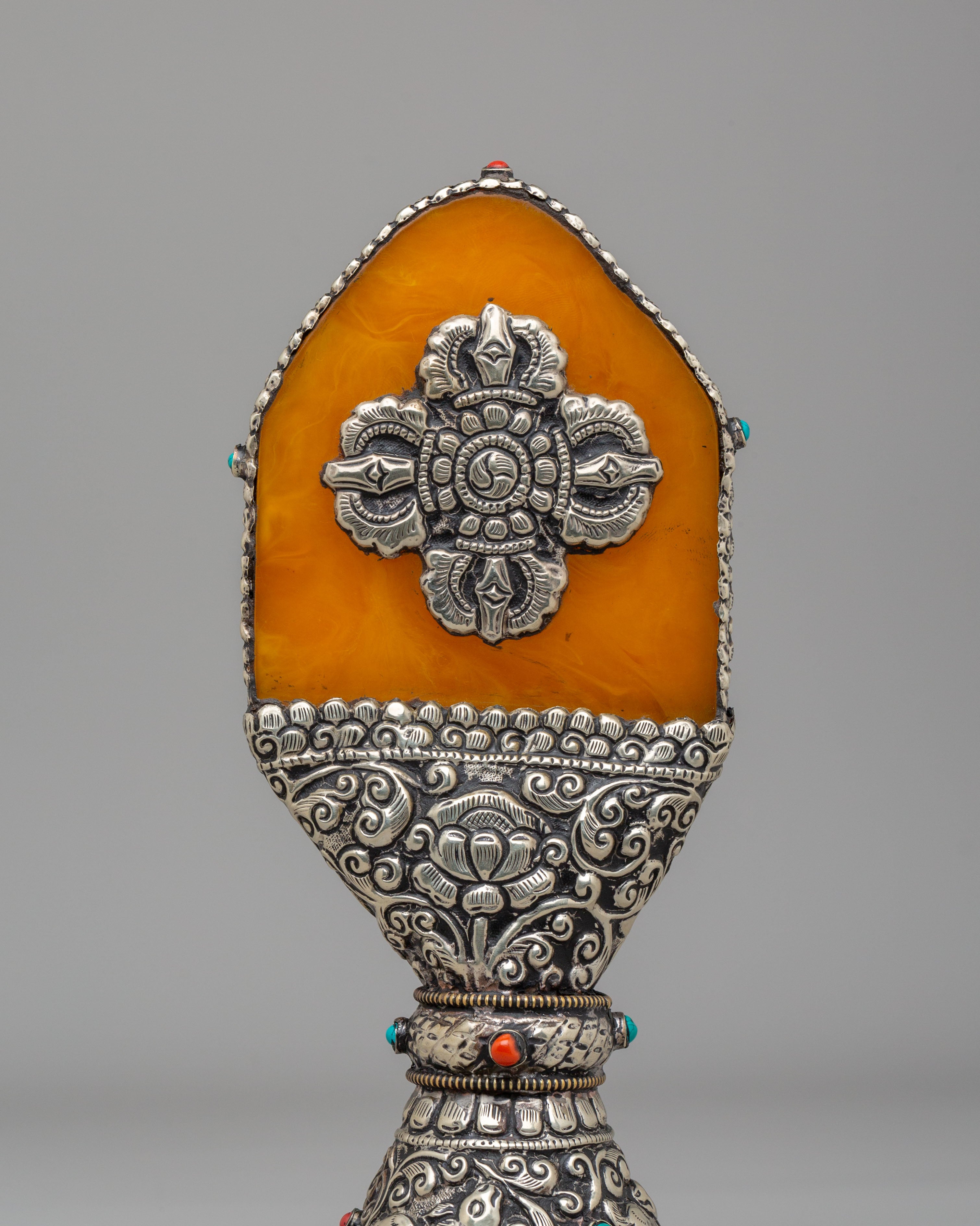 Bishwo Vajra Altar Stamp | Sacred Ritual Tool for Spiritual Practices