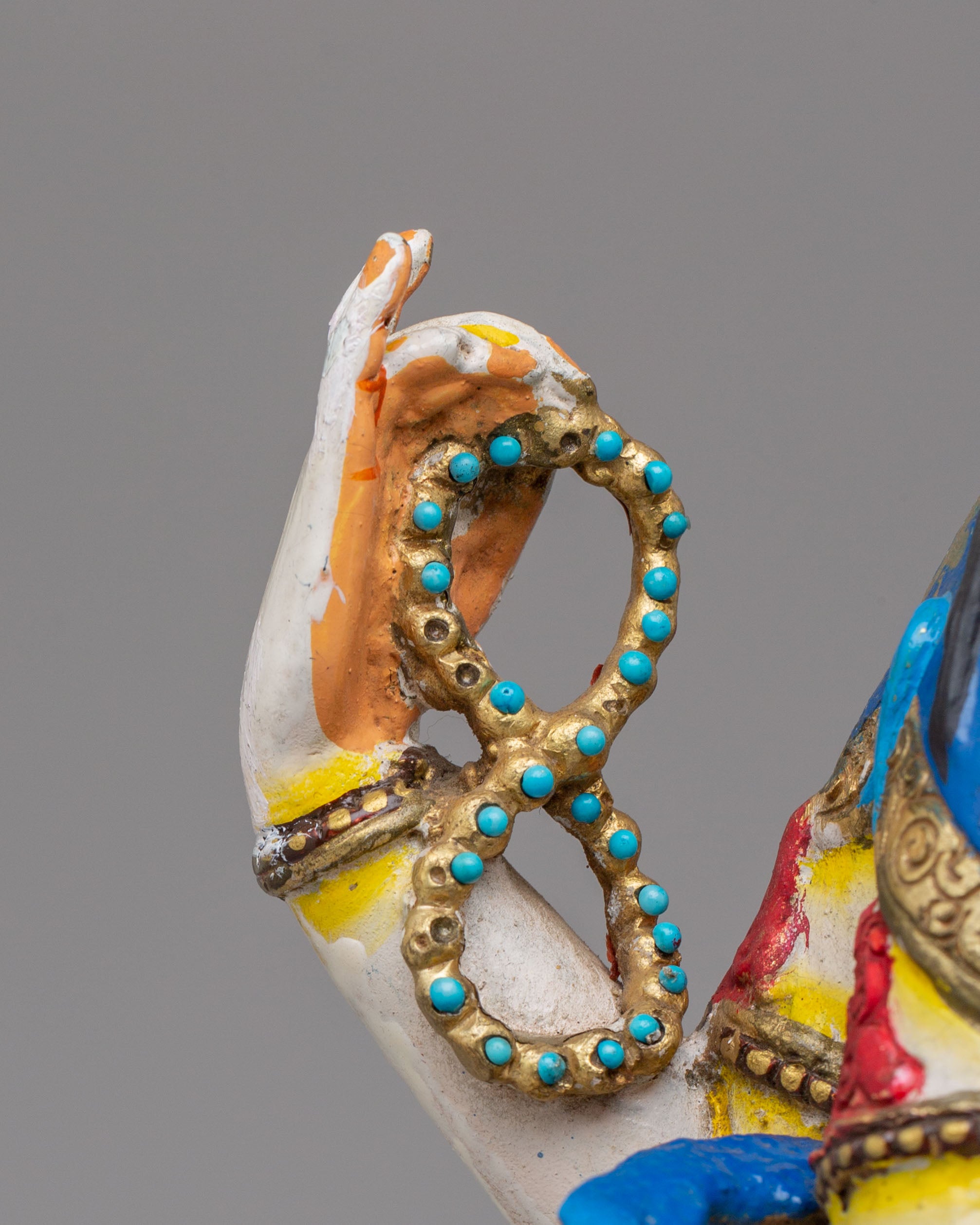 Handcrafted Compassion Chenrezig Statue | Tibetan Bodhisattva Art