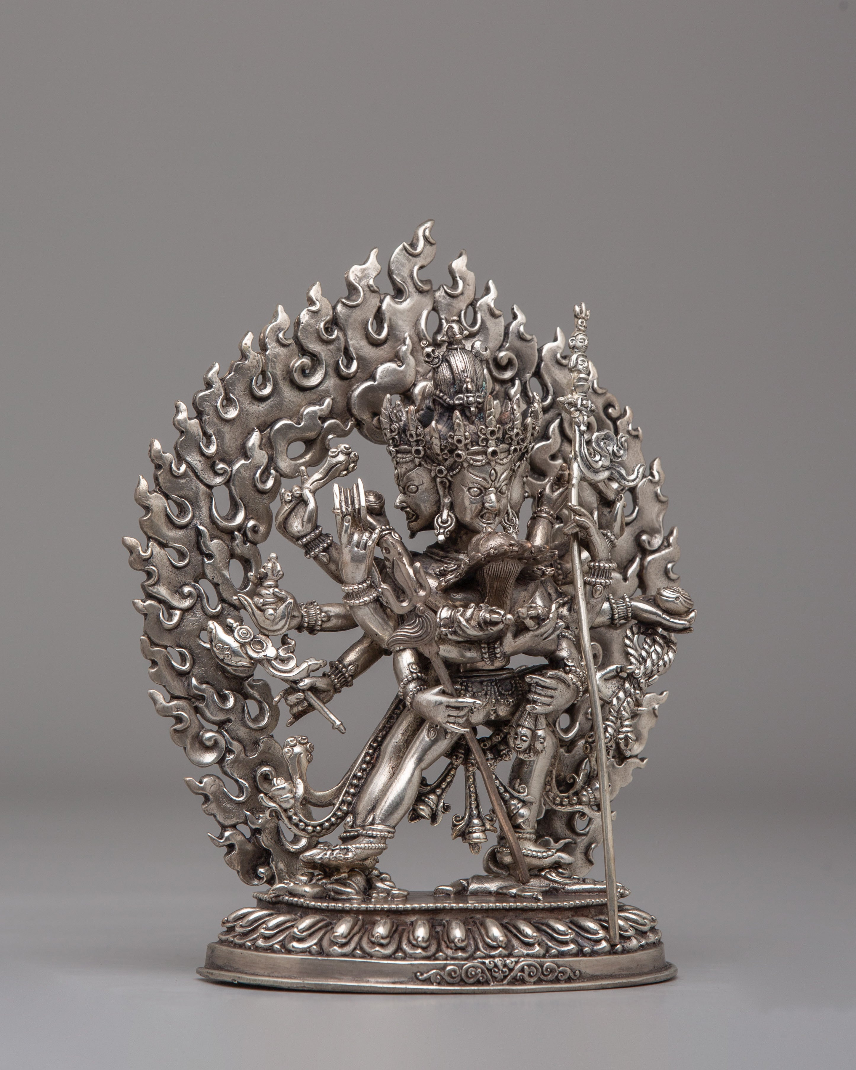 Vajrayana Chakrasamvara With Consort Statue | Tibetan Buddhist Art