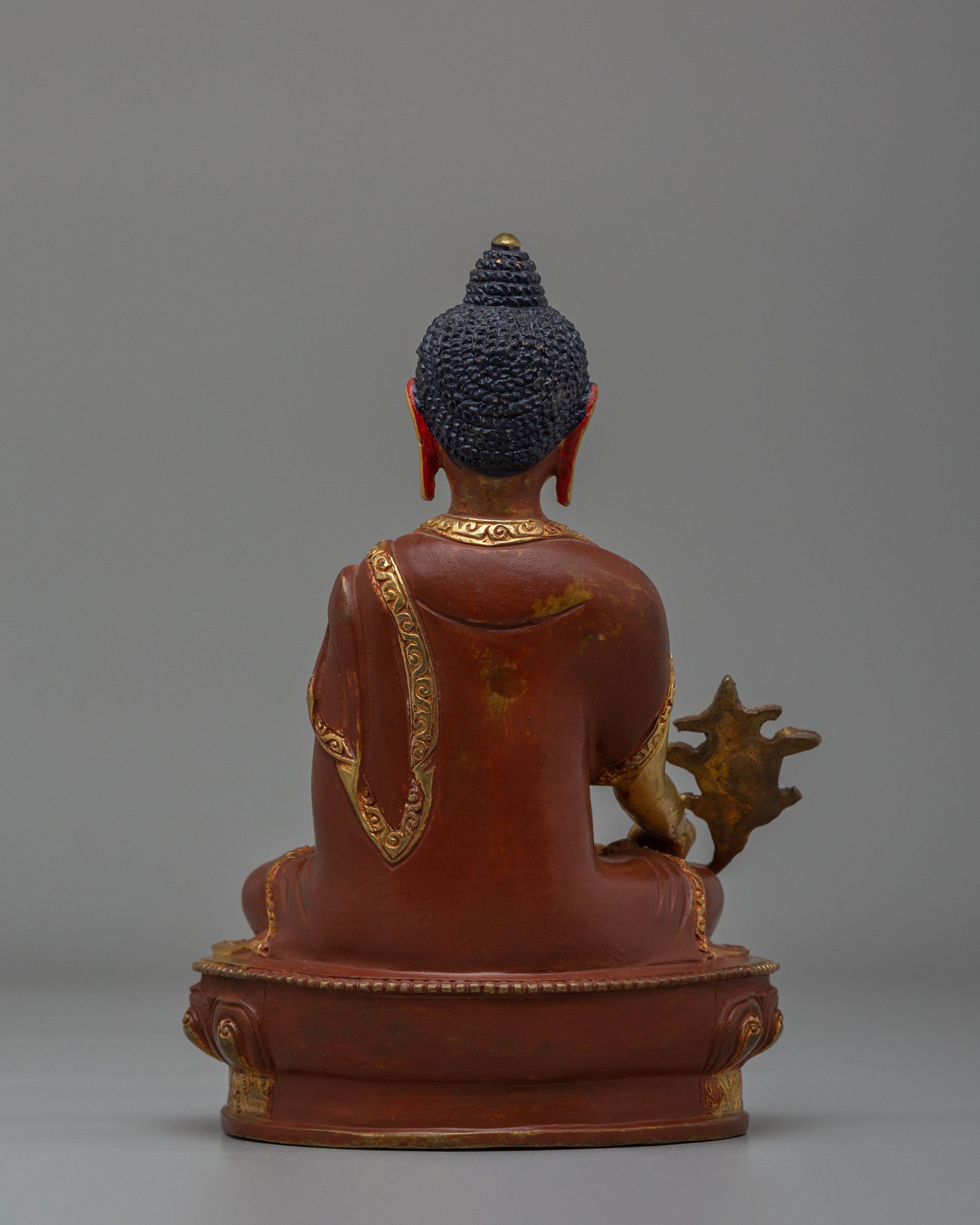 Medicine Buddha Healing Deity Statue | Tibetan Artwork