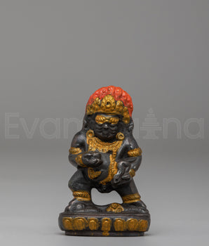 Sacred Black Dzambhala Statue