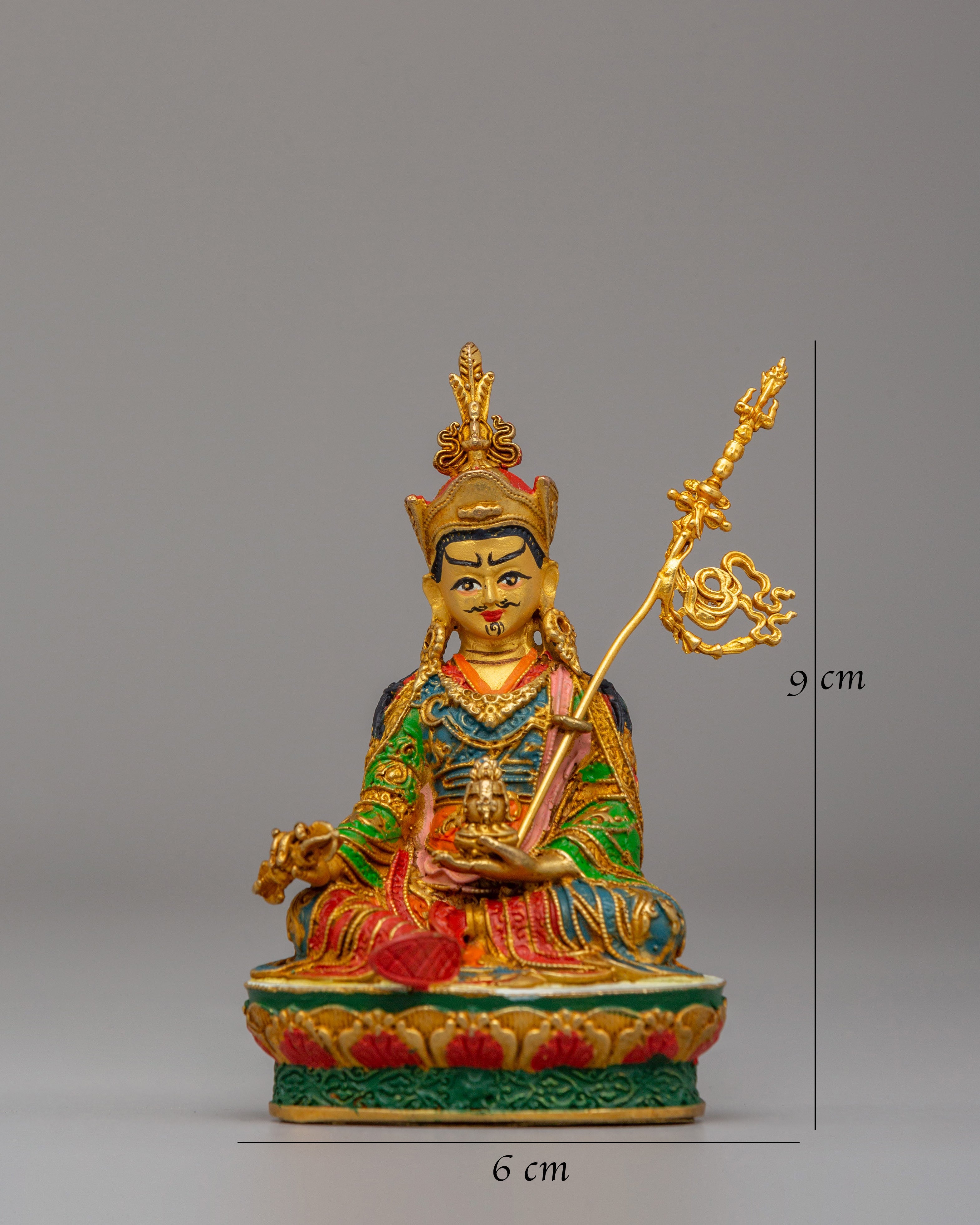 Ceremonial Padmasambhava Shrine Statue | A Sacred Representation of Guru Rinpoche