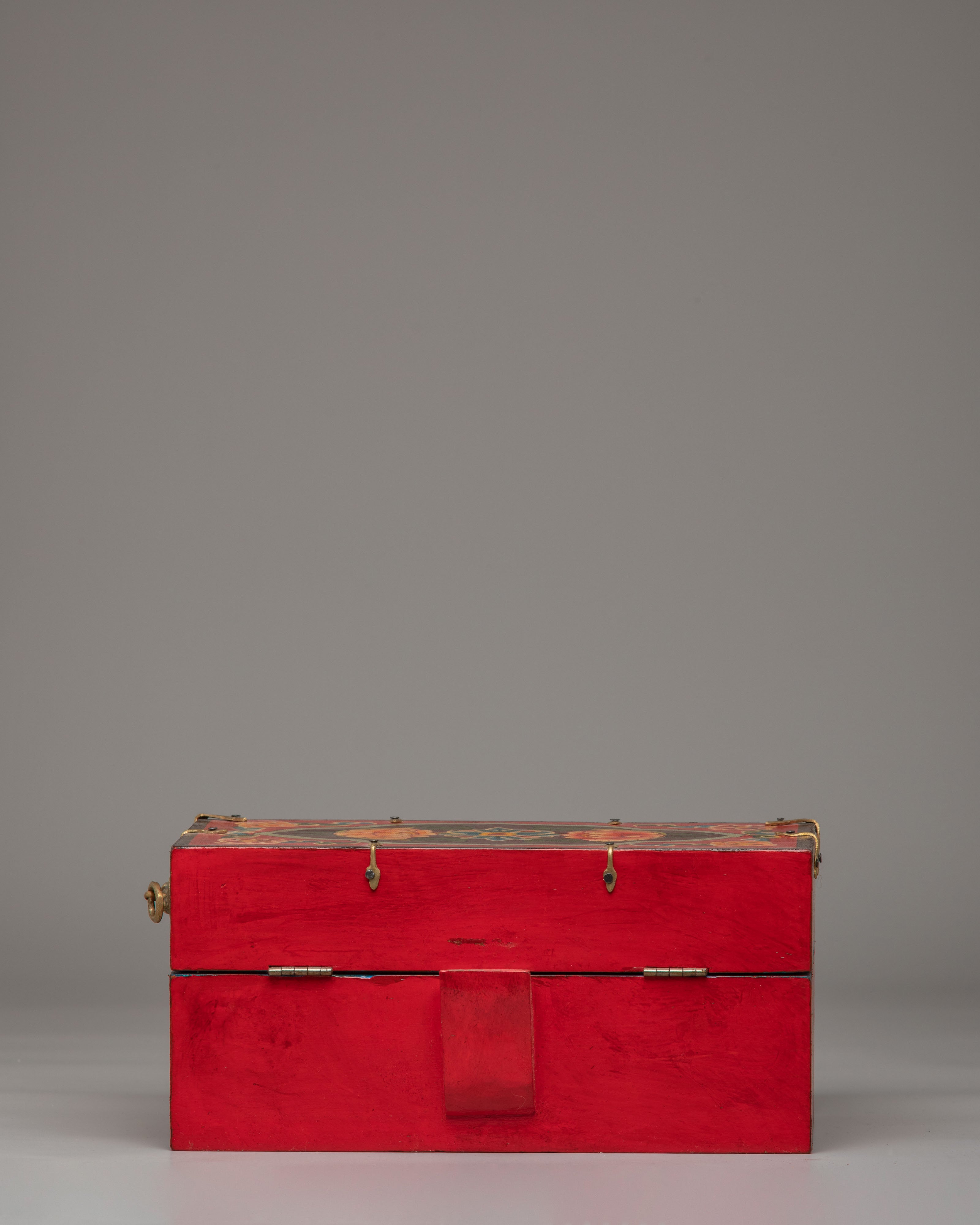 Spiritual Altar Box with Statue | Sacred Decor for Meditation & Rituals
