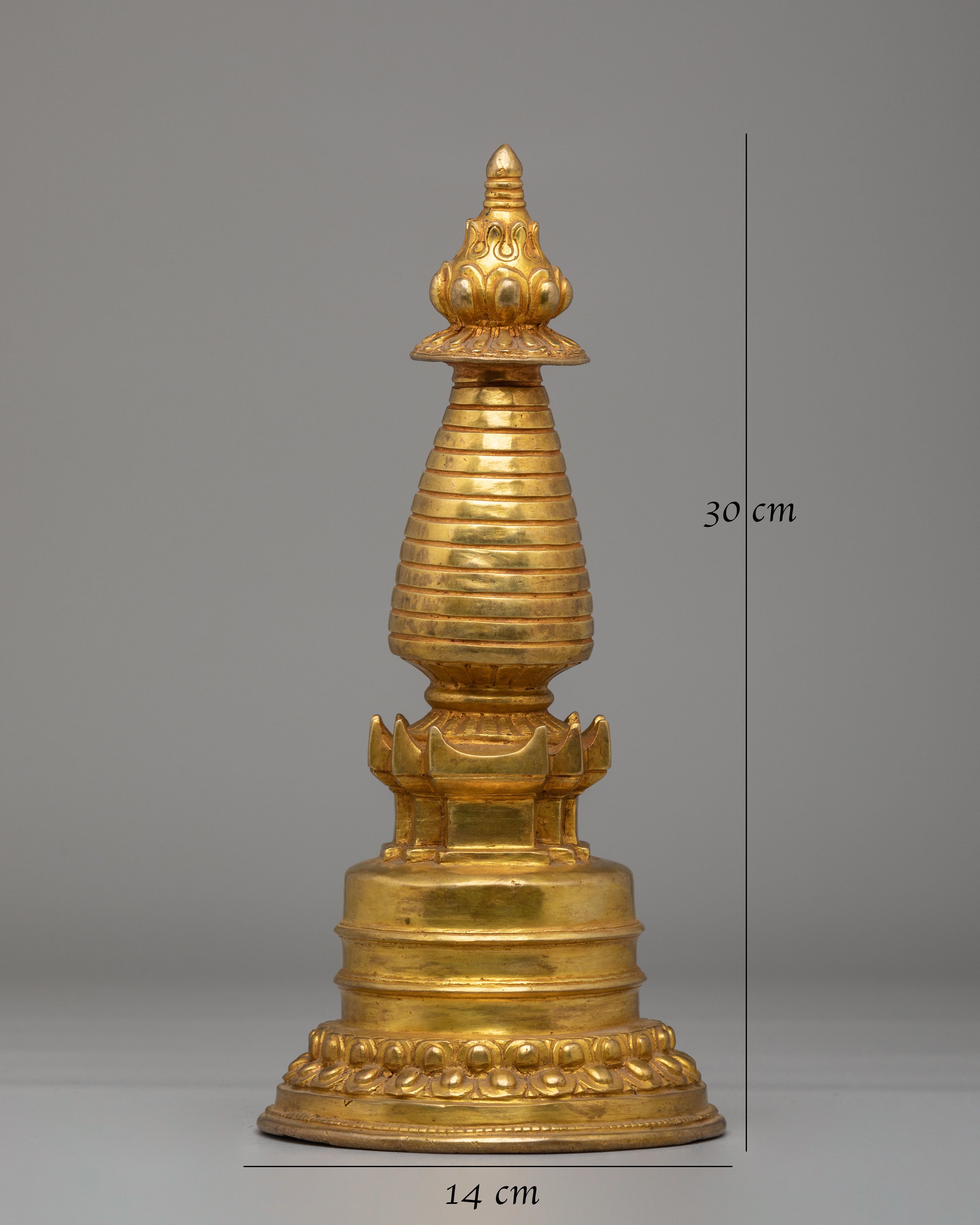Vajrayana Kadampa Chorten | Handcrafted Tibetan Buddhist Shrine