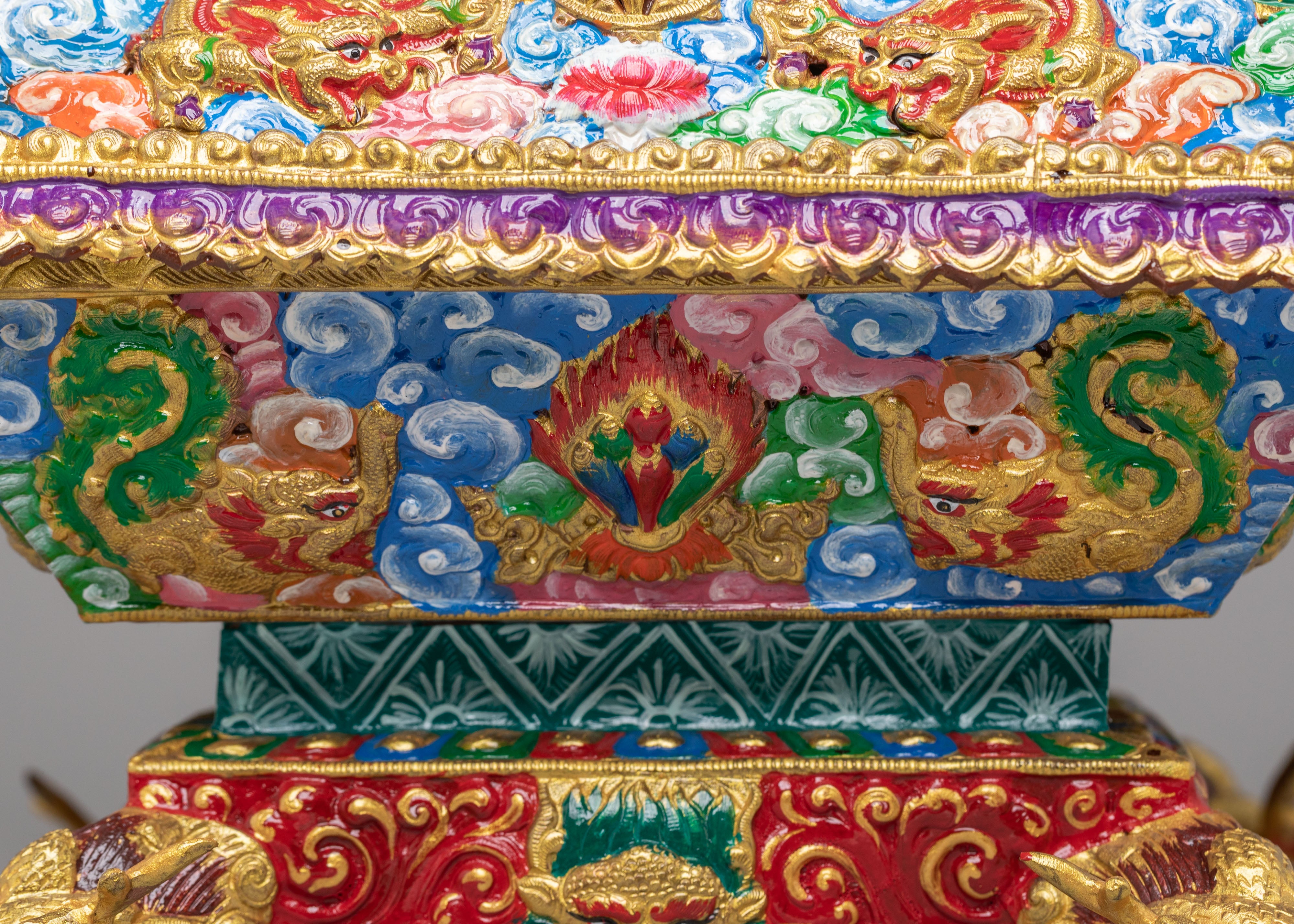 Spiritual Offering Incense Burner | Tibetan Ritual Burner