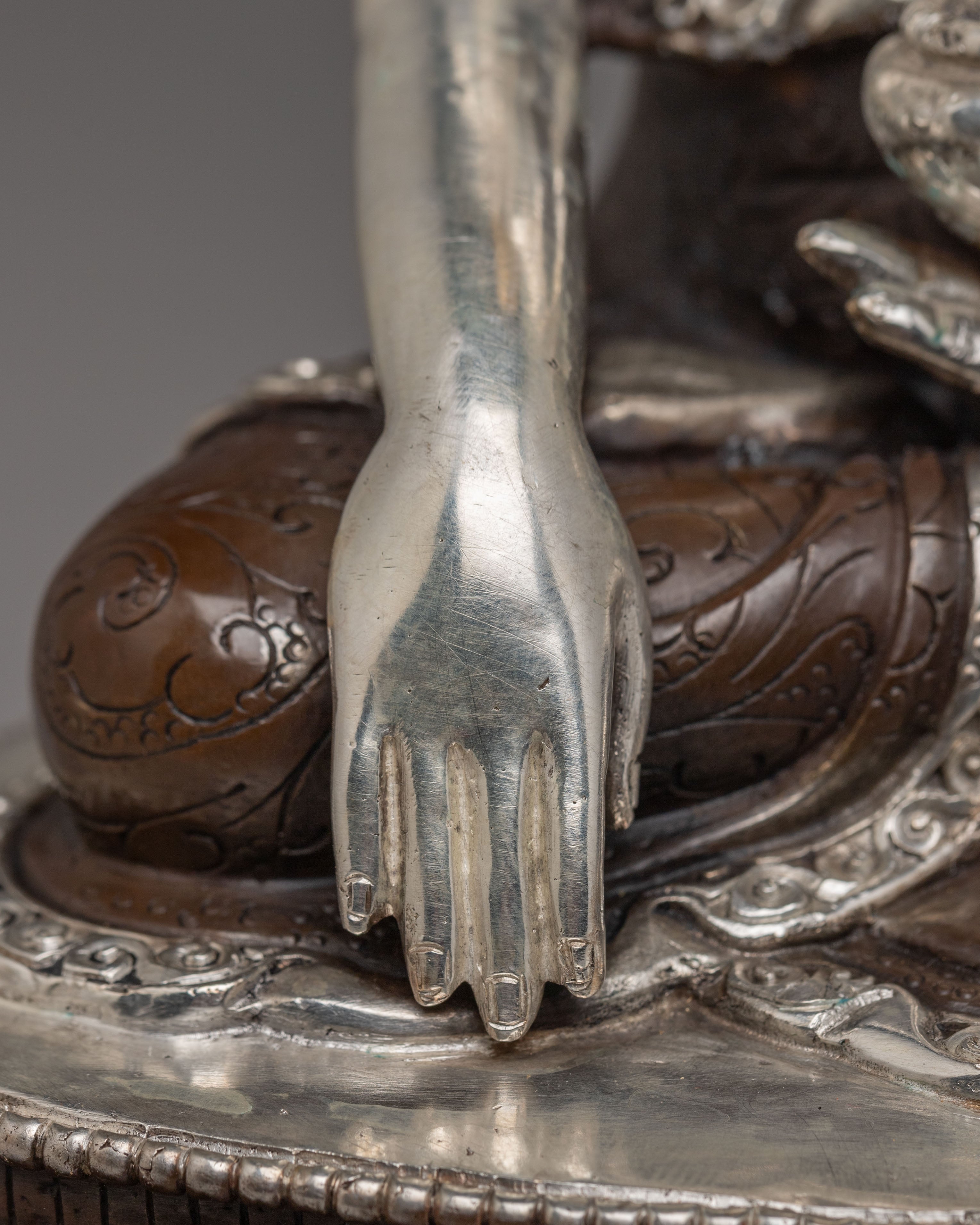 Traditional Shakyamuni Buddha Altar Statue | Himalayan Decor