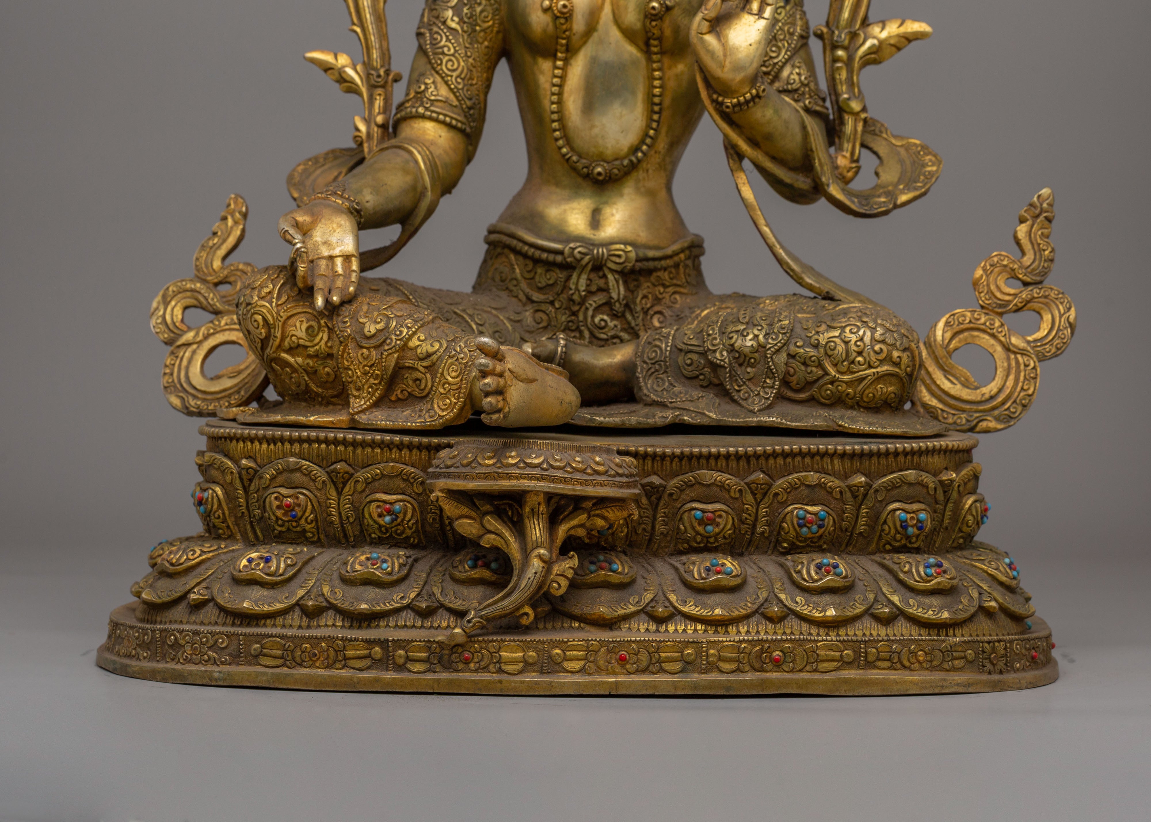 Sacred Green Tara Statue | Divine Feminine Energy for Healing
