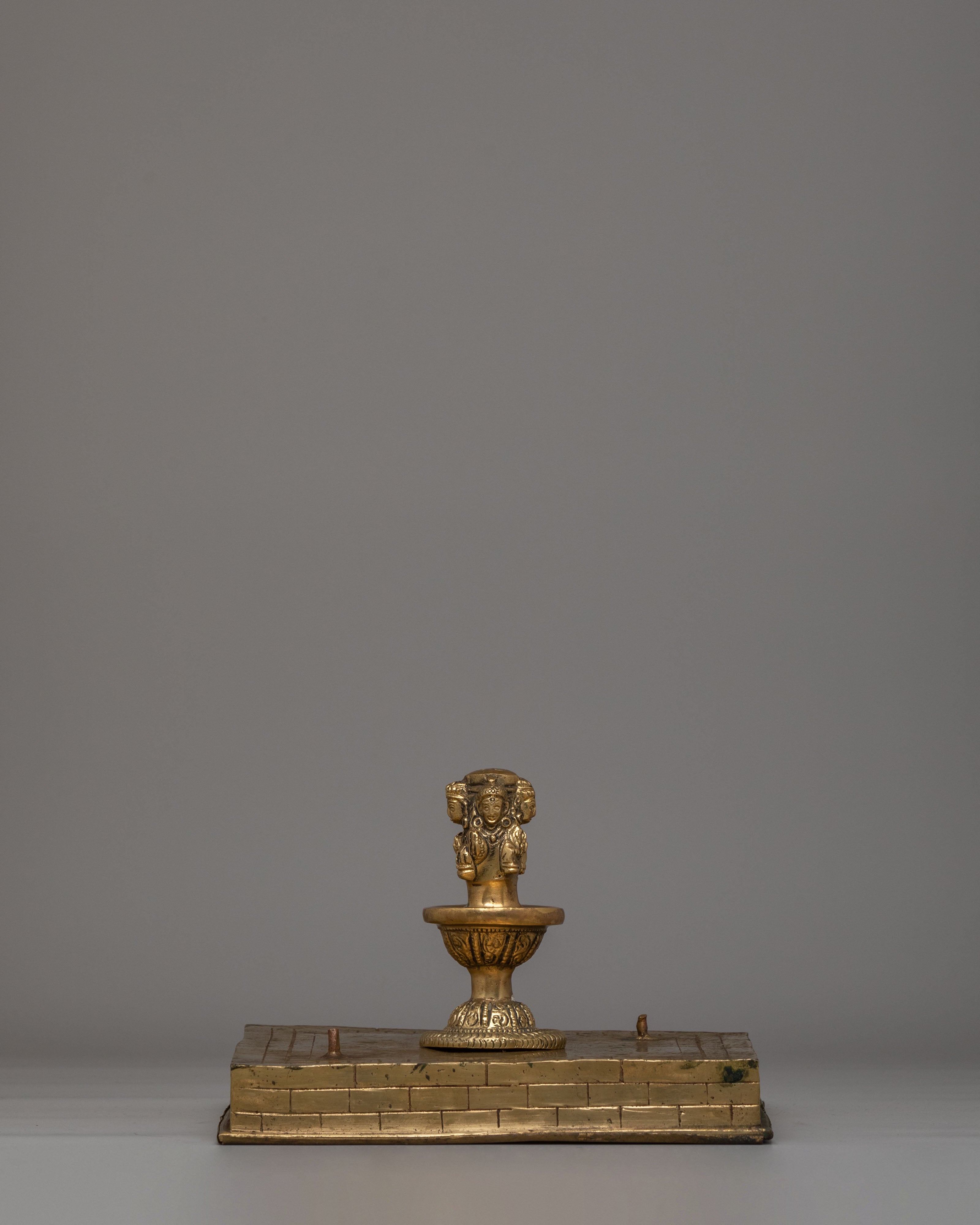 Traditional Pashupatinath Temple Sculpture | Handcrafted Brass Statue
