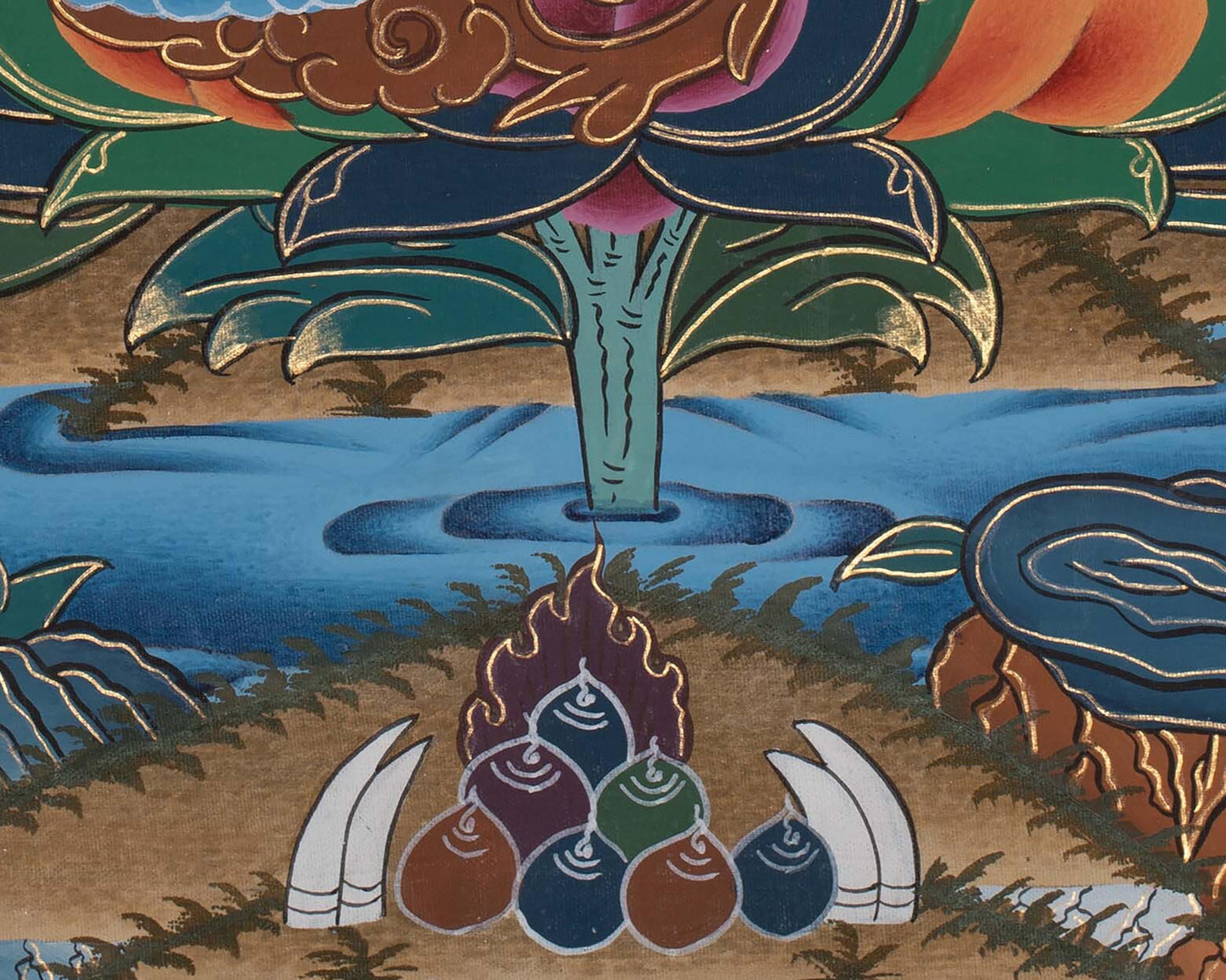 Green Tara Thangka Painting | Goddess of Compassion