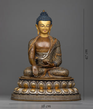 Unleash Tranquility with our Sitting Buddha Statue | The Shakyamuni Buddha Sculpture