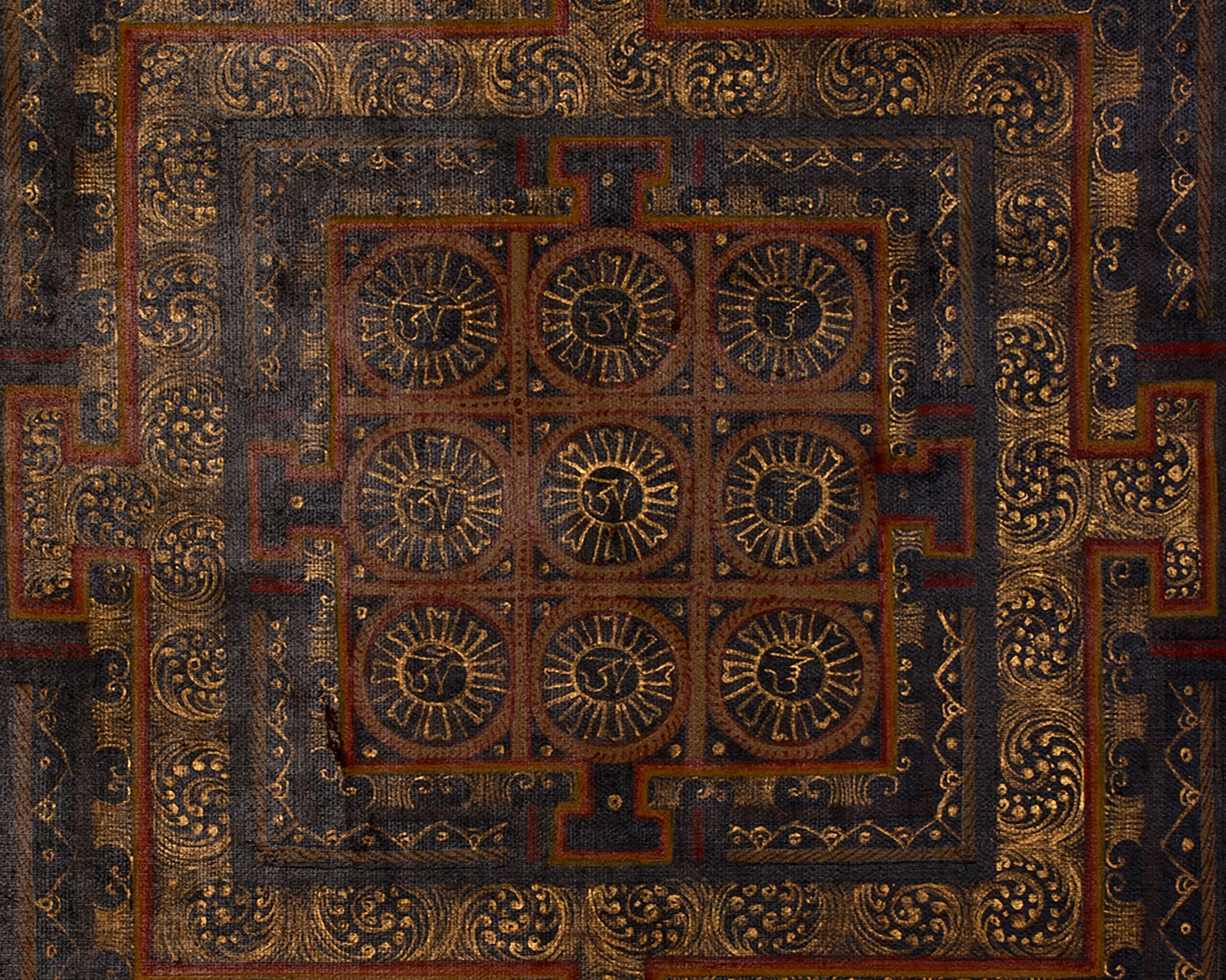 Buddhist Mantra Mandala | Spiritual Art of Protection | Mandala Painting