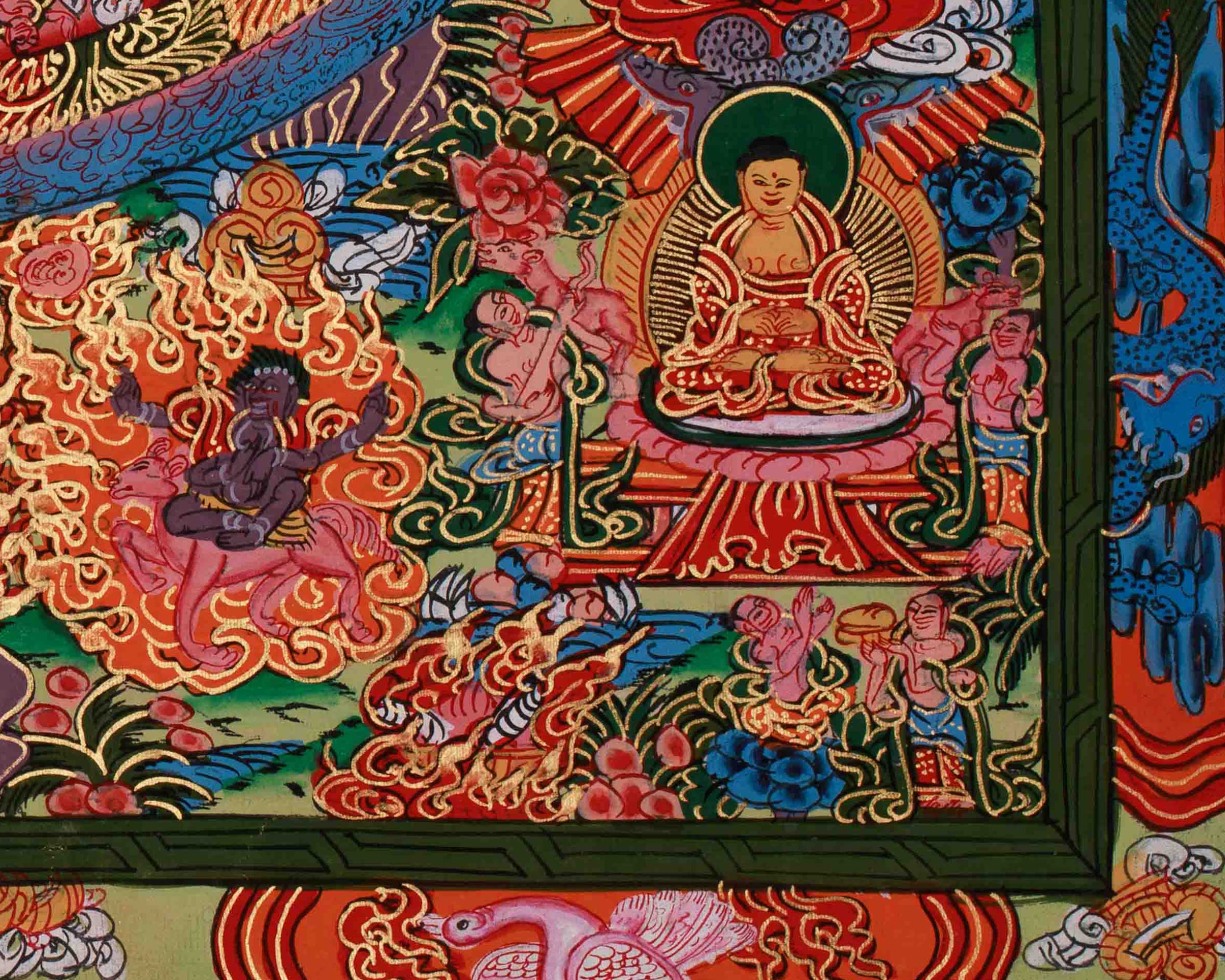 Hand-Painted Mandala Artwork | Representing Wisdom, Harmony, and Enlightenment