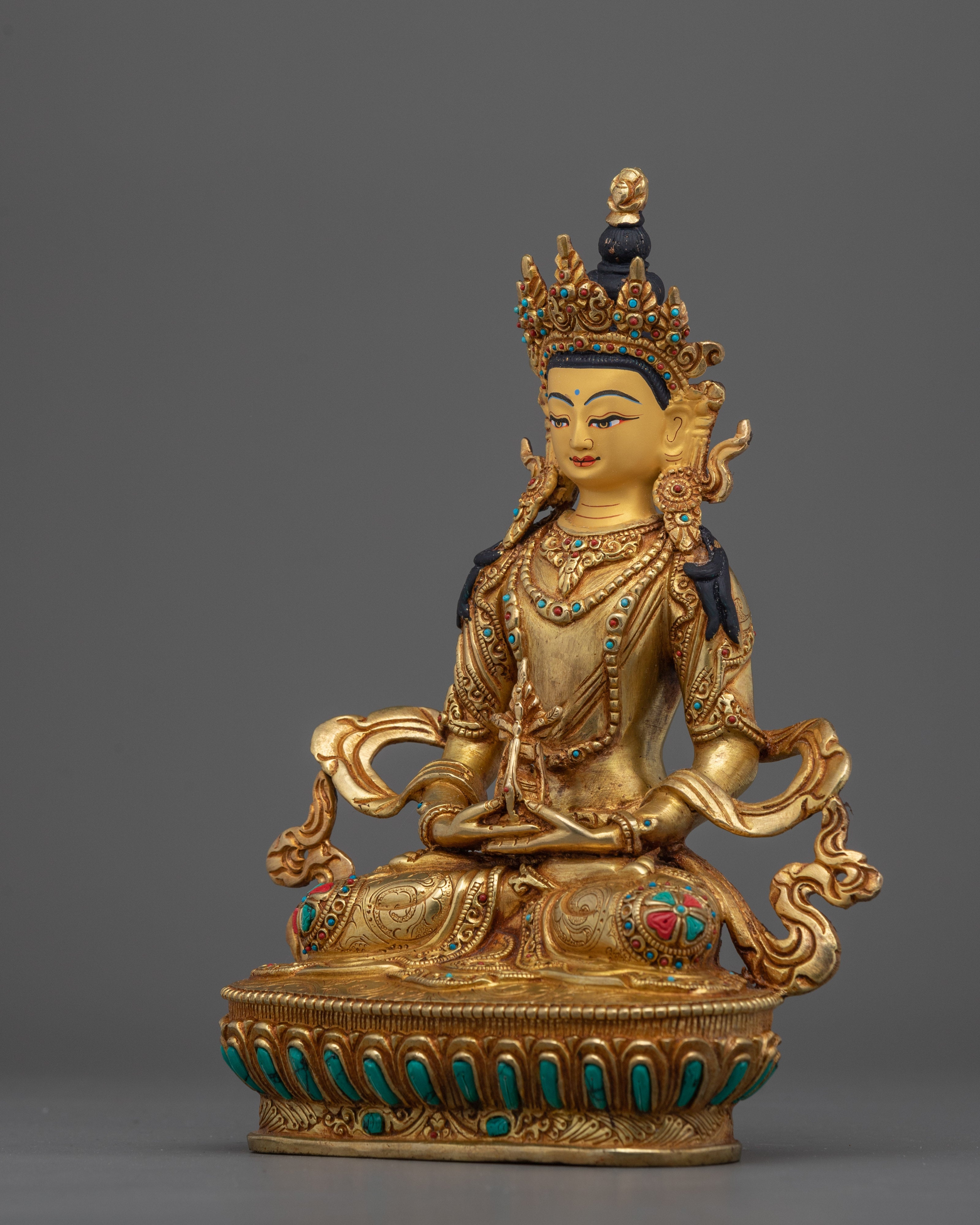 Eternal Life Amitayus | Handcrafted Tibetan Buddha Statue