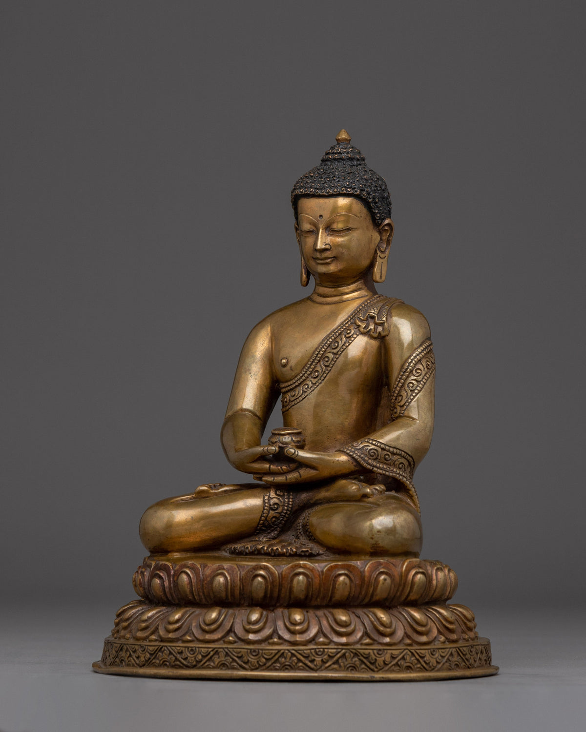 Amitabha Copper Decor Statue | Dharmakara - 48 Great Vows Buddha