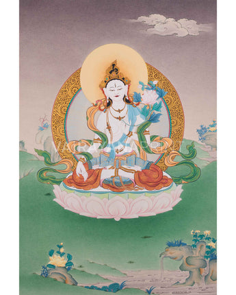 goddess-white-tara-giclee-canvas-print
