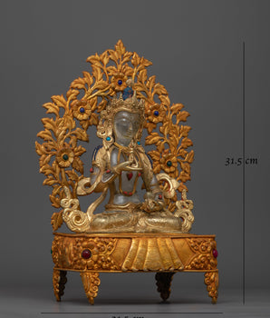 Vajrasattva Crystal Body Statue | Purity and Renewal Manifested