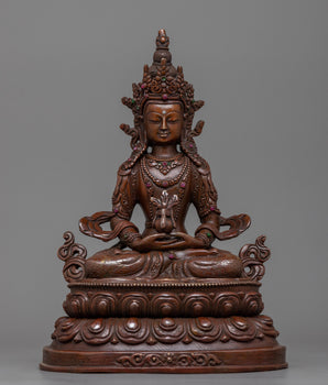 amitayus-oxidized sculpture
