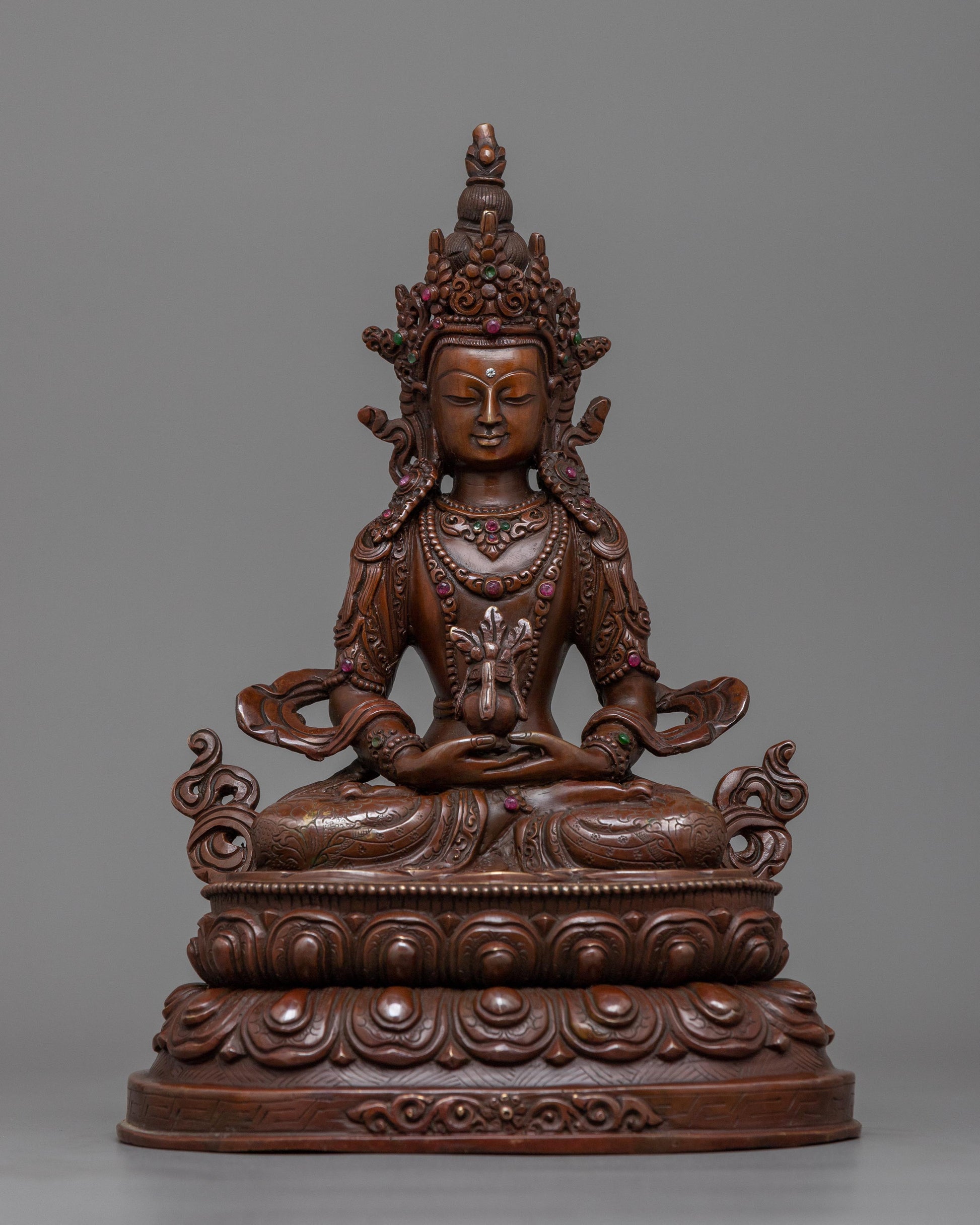 amitayus-oxidized sculpture
