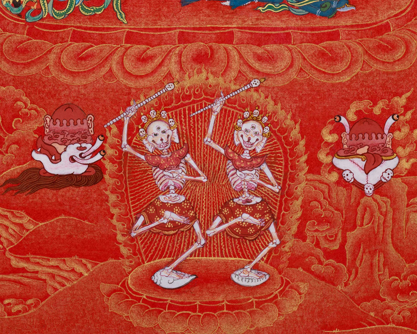 Tantric Goddess Vajrayogini Thangka | The Divine Powerful Red Yogini