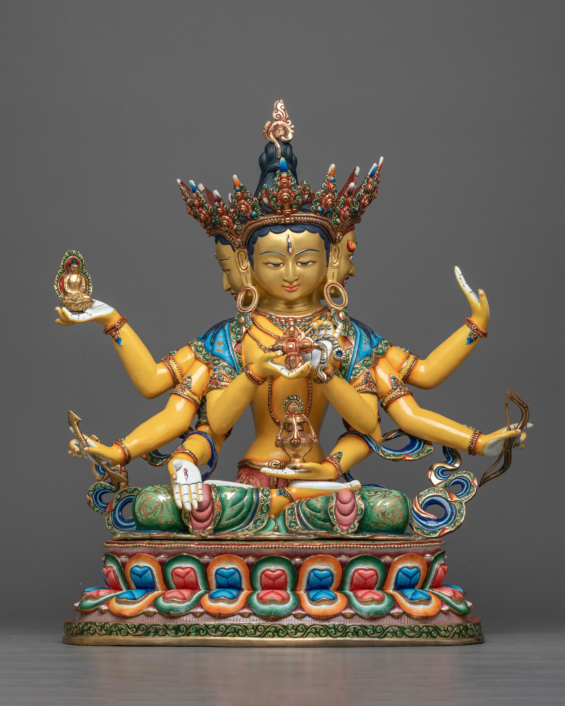 beautiful namgyalma-statue