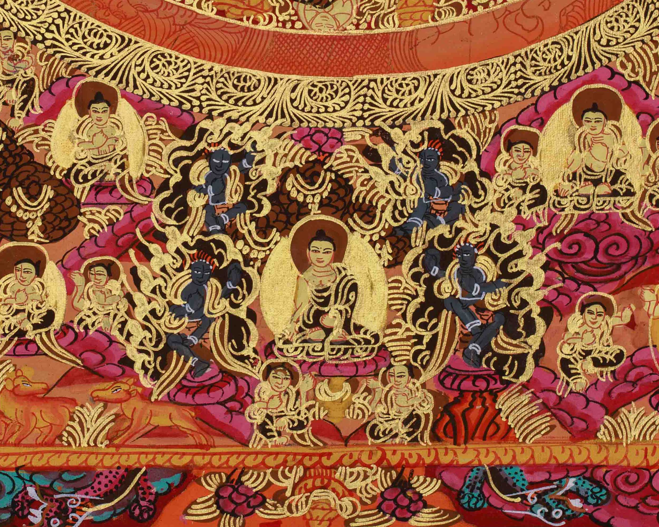 Himalayan Buddha Mandala | Spiritual Awakening Artwork | Buddhist Symbolism