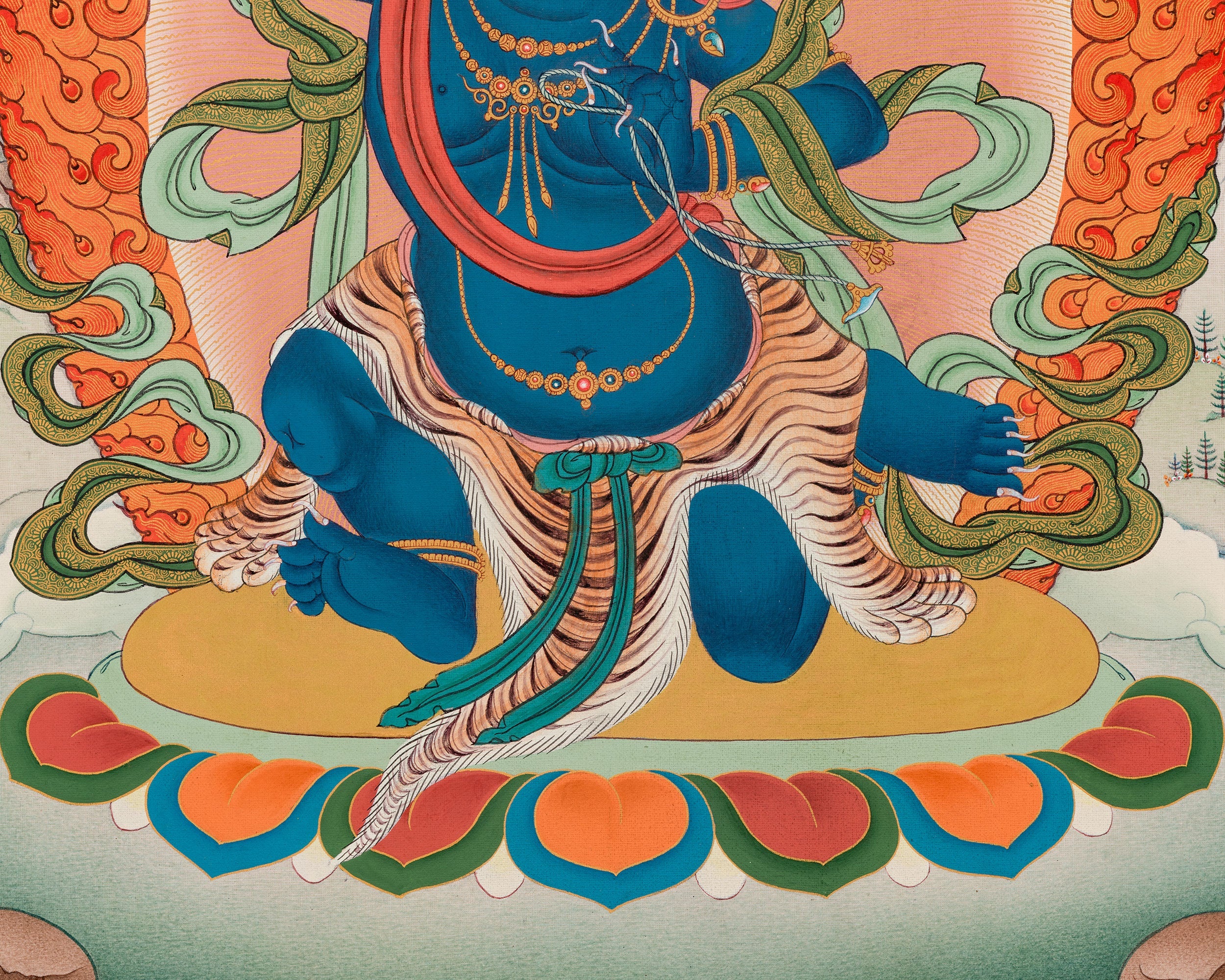 Sacred Acala Canvas Print | Wrathful Guardian of the Dharma