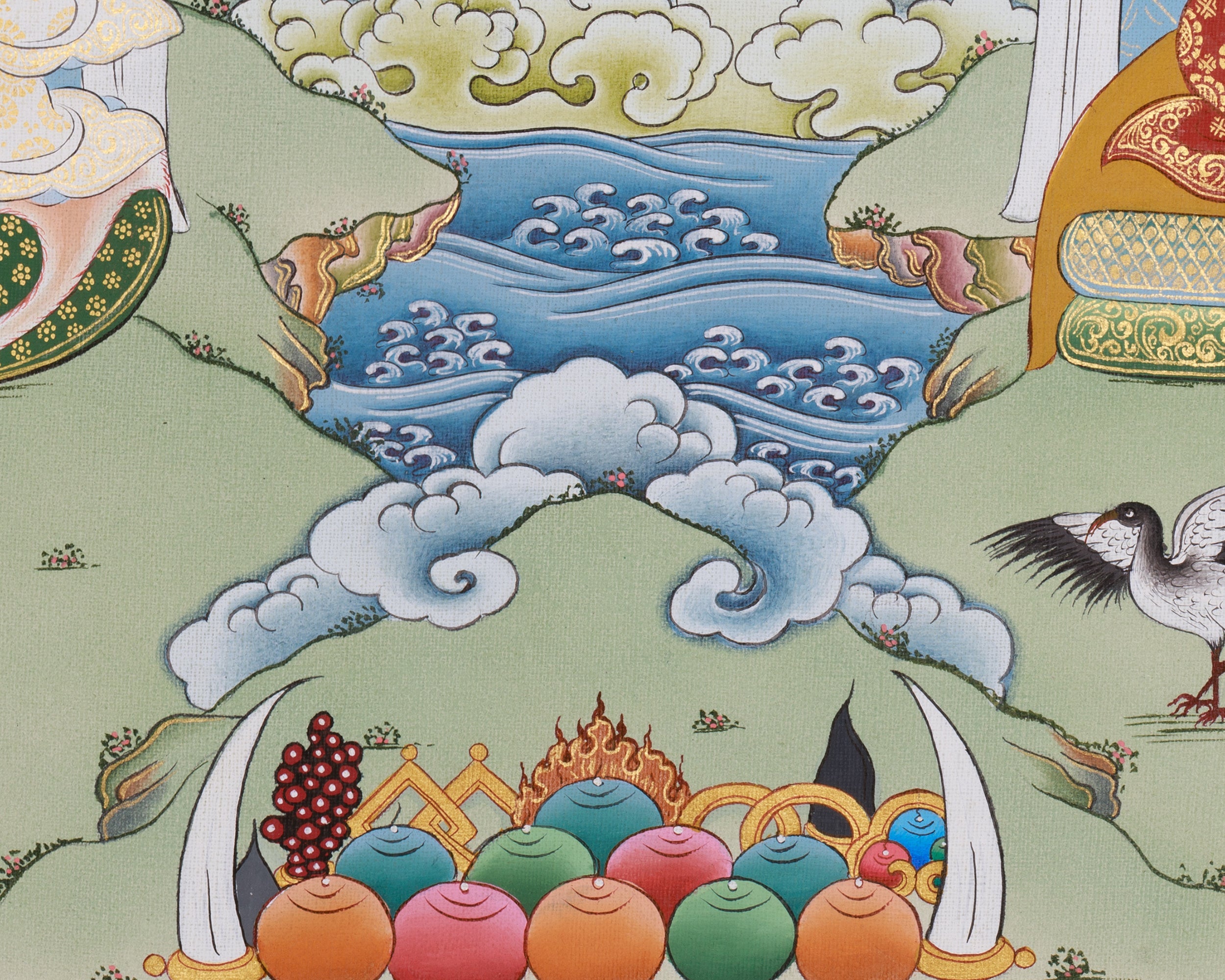 Marpa Lotsawa Thangka | Kagyu Lineage Master | Represent Wisdom and Transmission