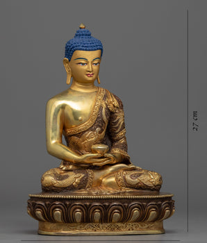 Traditional Long Life Buddha Statue | Himalaya Tibetan Deity