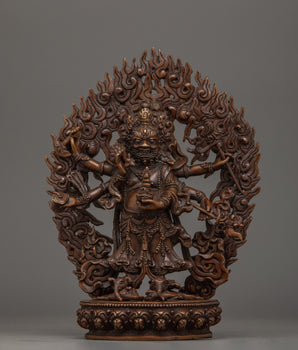 tibetan-white-mahakala-sculpture