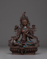 Green Tara Bodhisattva Handmade Artwork