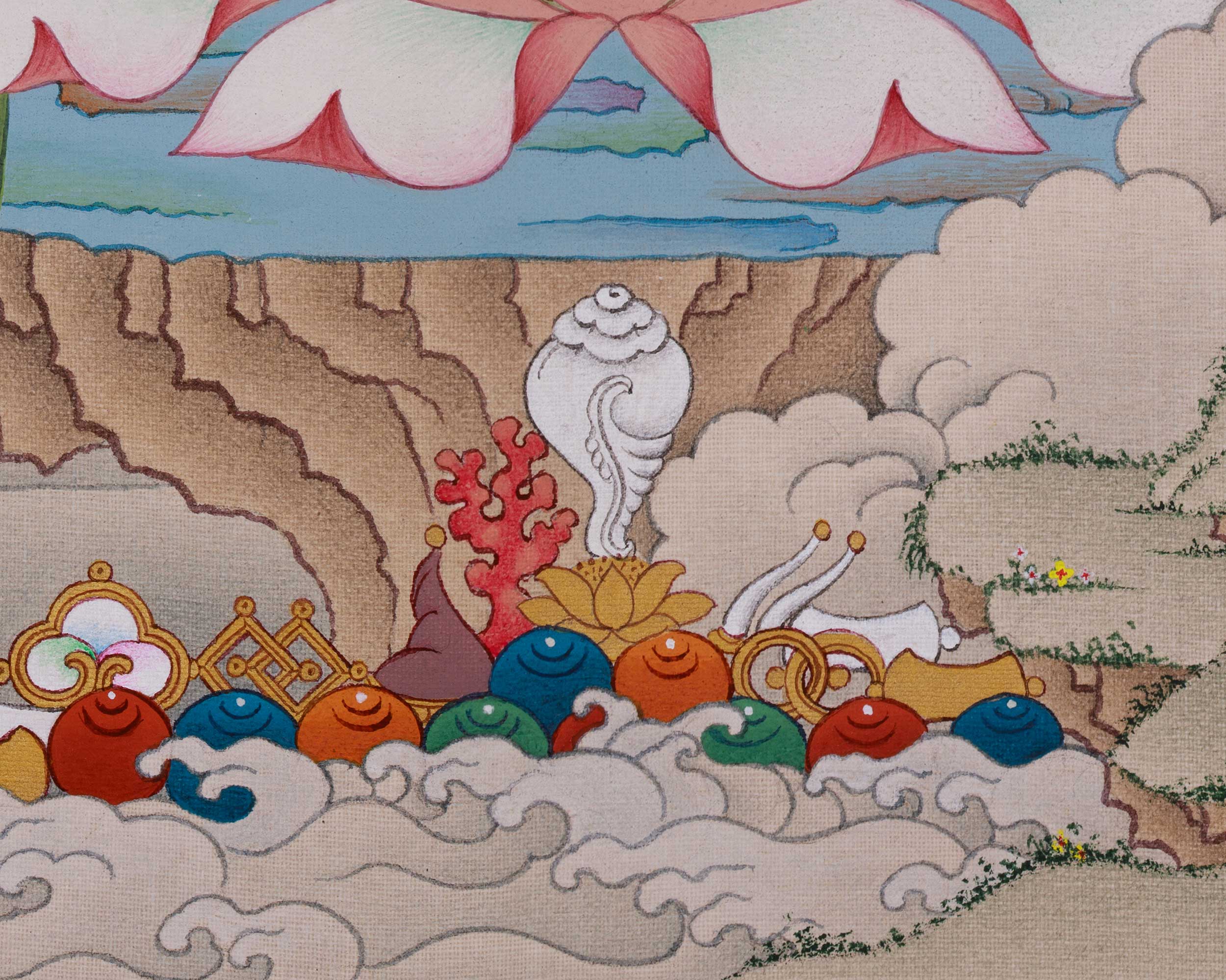 Himalayan Thangka of Vajradhara | Enlightenment Symbol