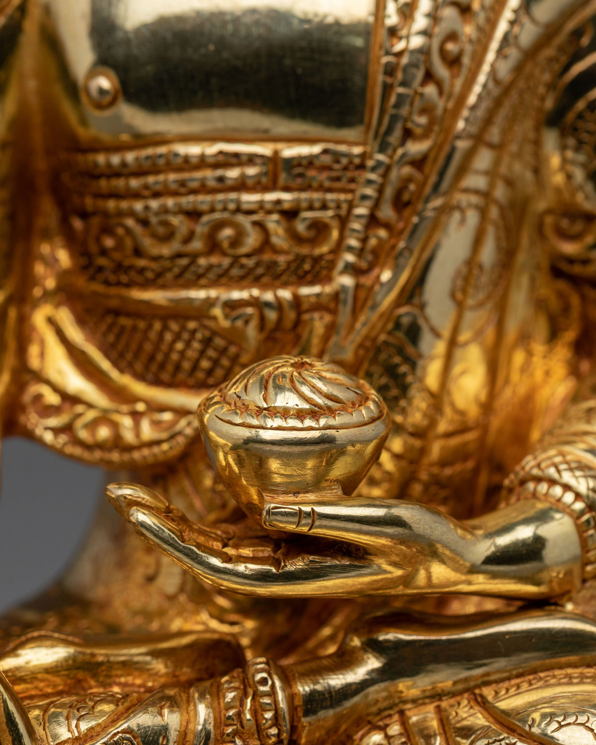Spiritual Namo Shakyamuni Buddha Statue | Himalayan Buddhist Altar Art