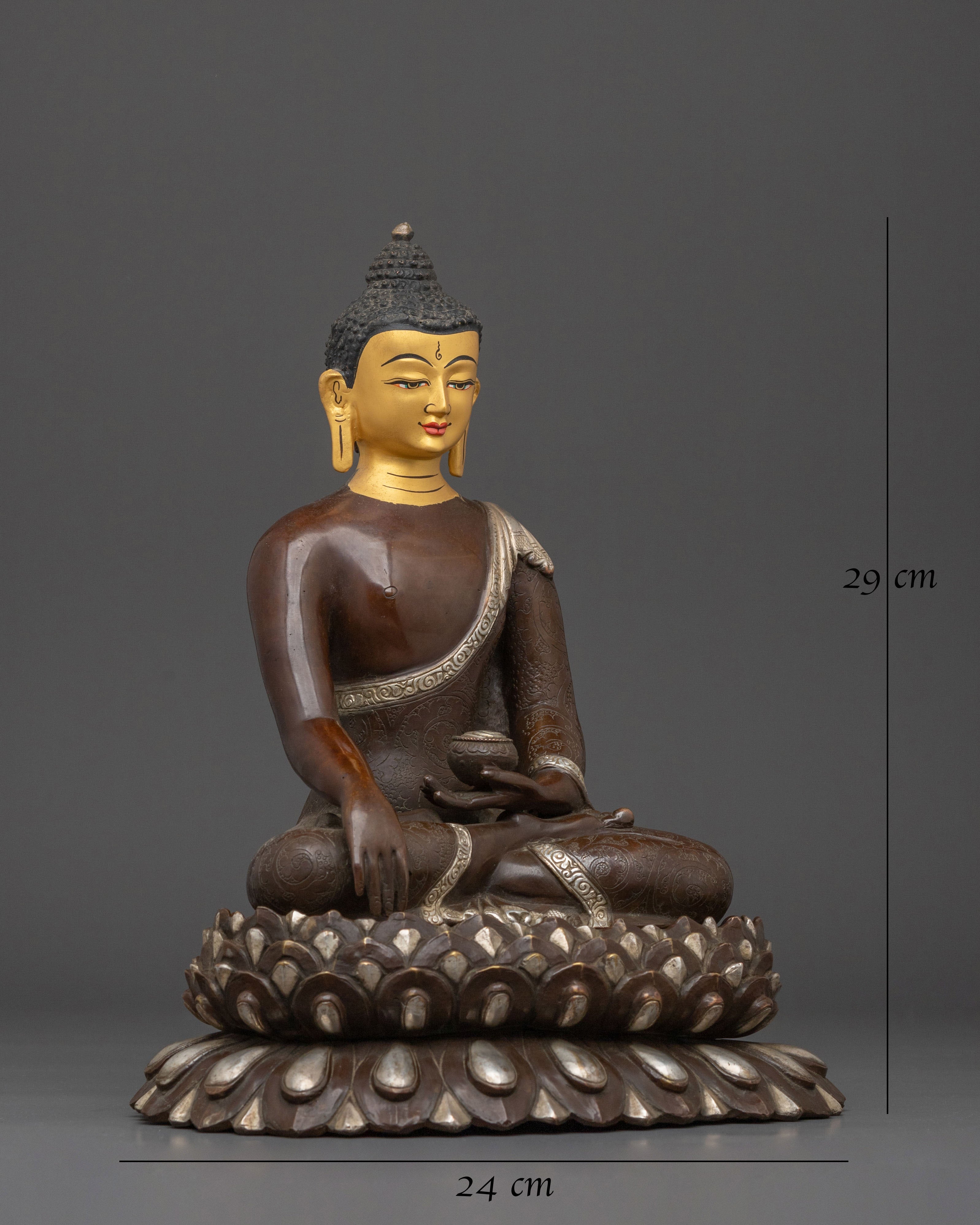 Shakyamuni Buddha Majestic Sculpture | Buddha of Enlightenment and Wisdom