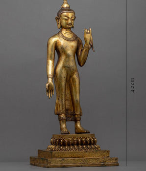 The Future Buddha Maitreya Statue | Tibetan Future Buddha Sculpture