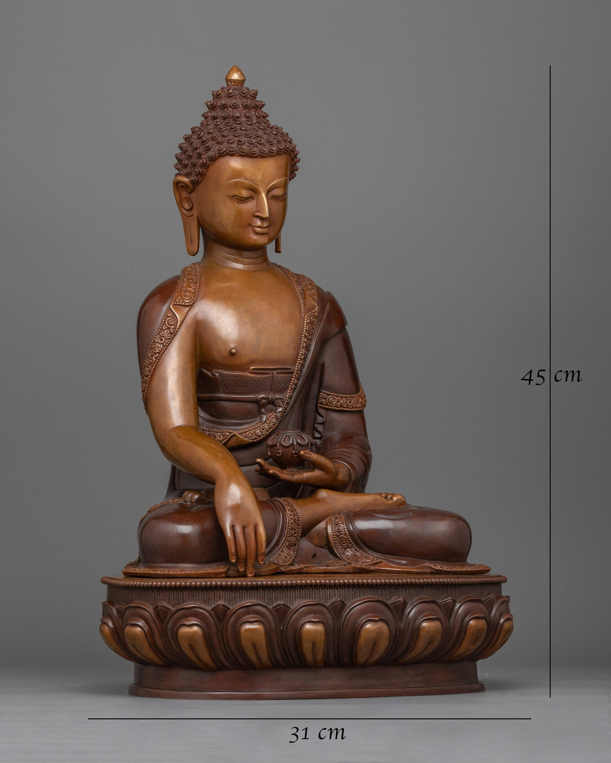 shakyamuni-buddha-oxidized-sculpture-for altar 