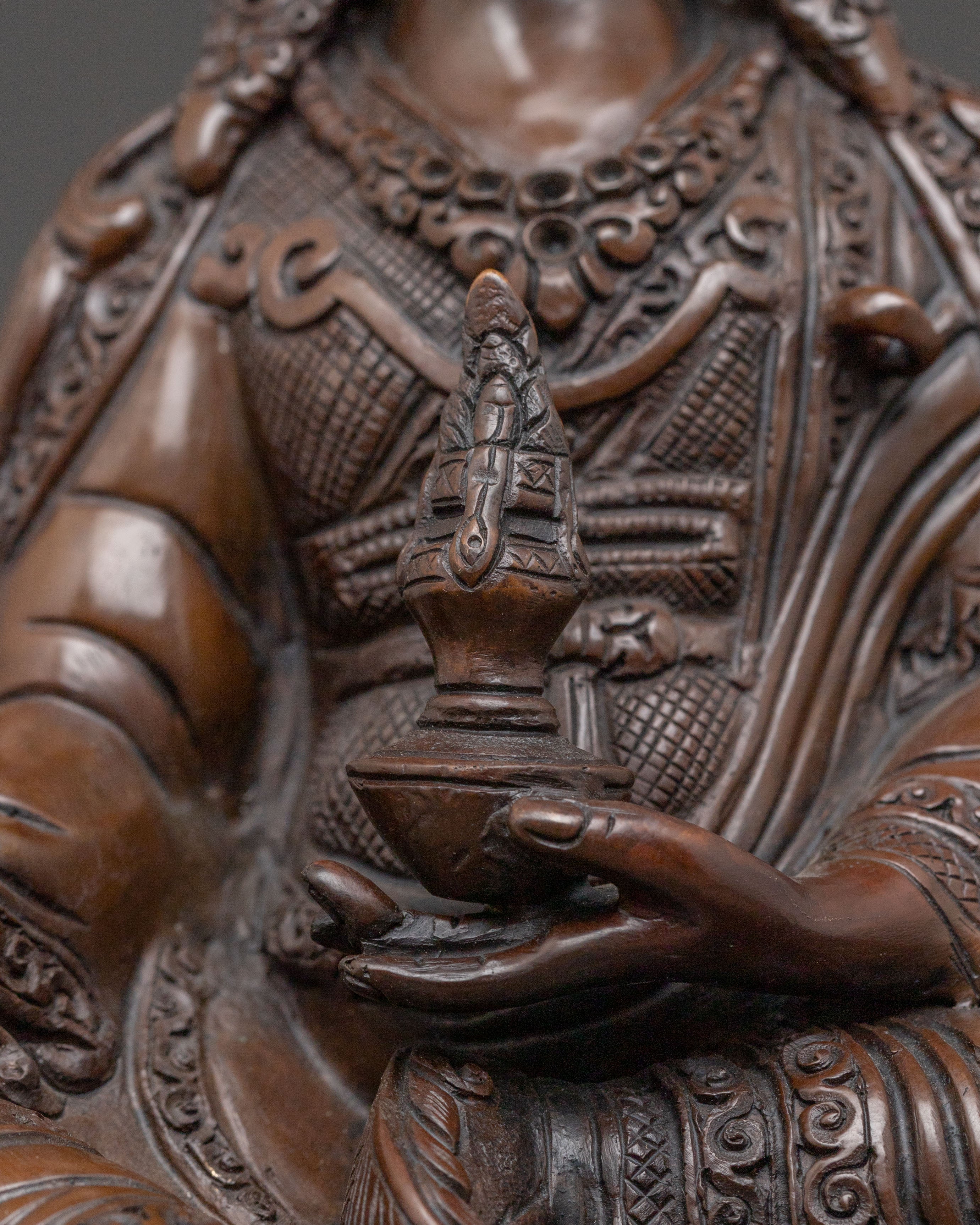 Guru Rinpoche Statue: Awakened Master