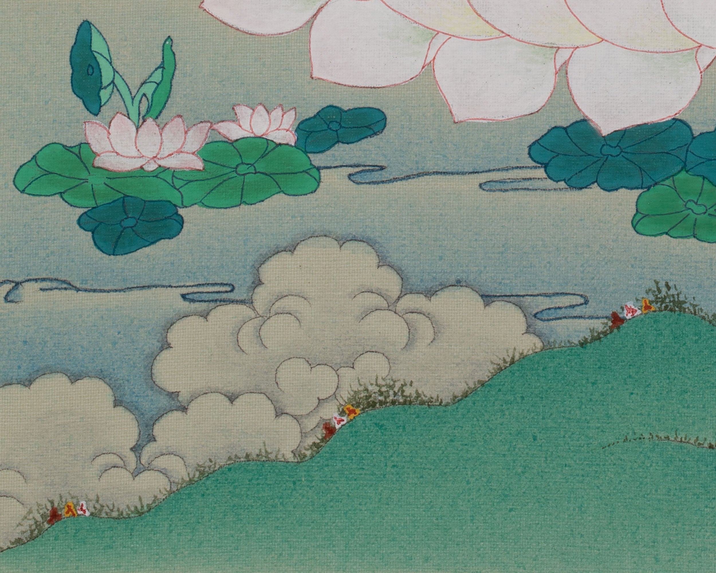Chenrezig Bodhisattva Artwork | Sacred Buddhist Painting | Hand-painted Thangka