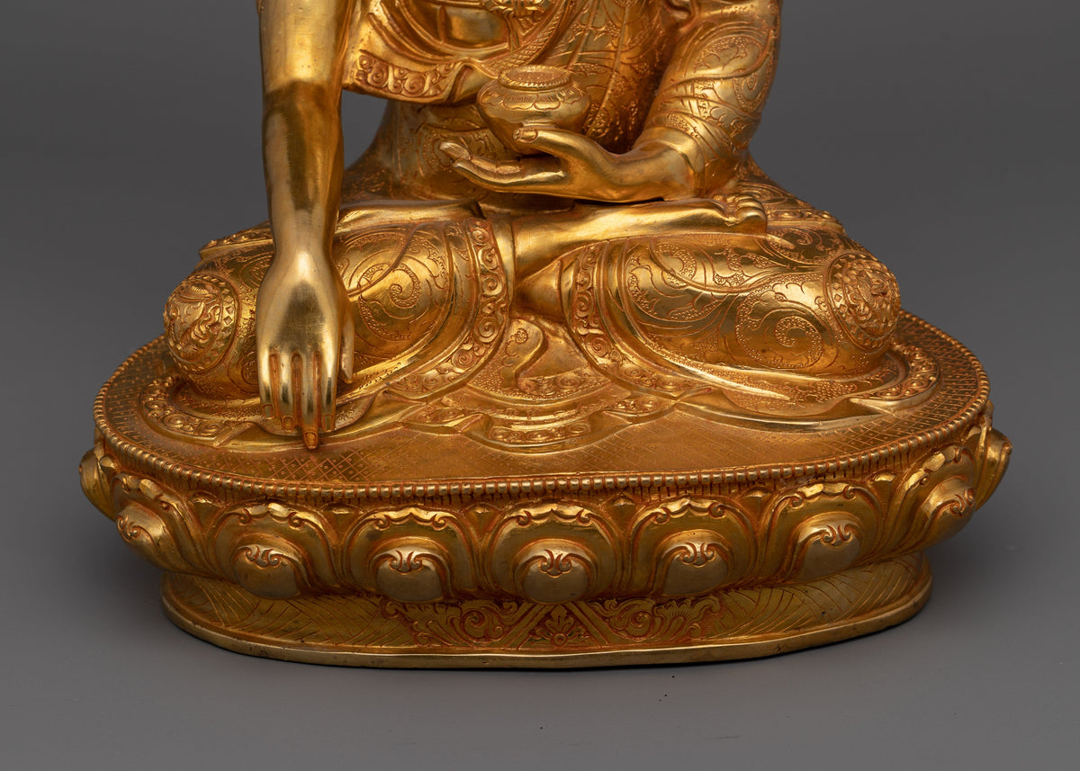 Enlightened Teacher Shakyamuni Buddha Statue | Meditation Altar Statue