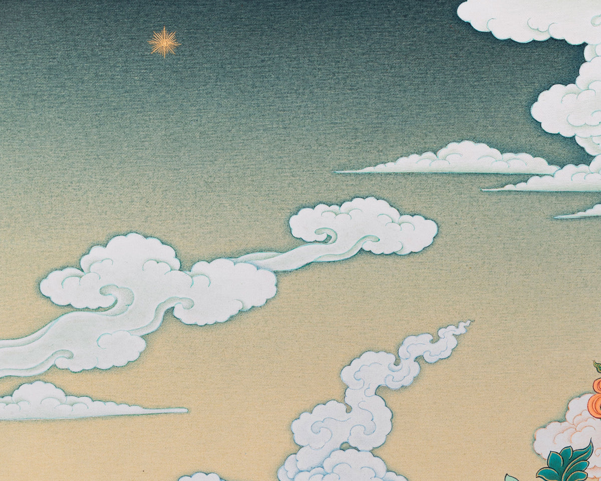 High-Quality Giclee Canvas Print of Guru Longchenpa | The Enlightened Nyingma Master