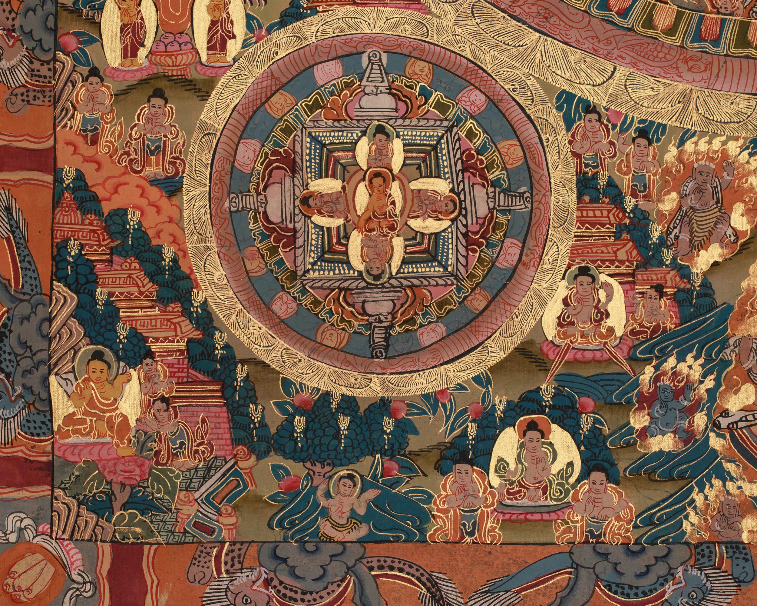 Traditional Buddha Mandala Art | A Sacred Path to Enlightenment