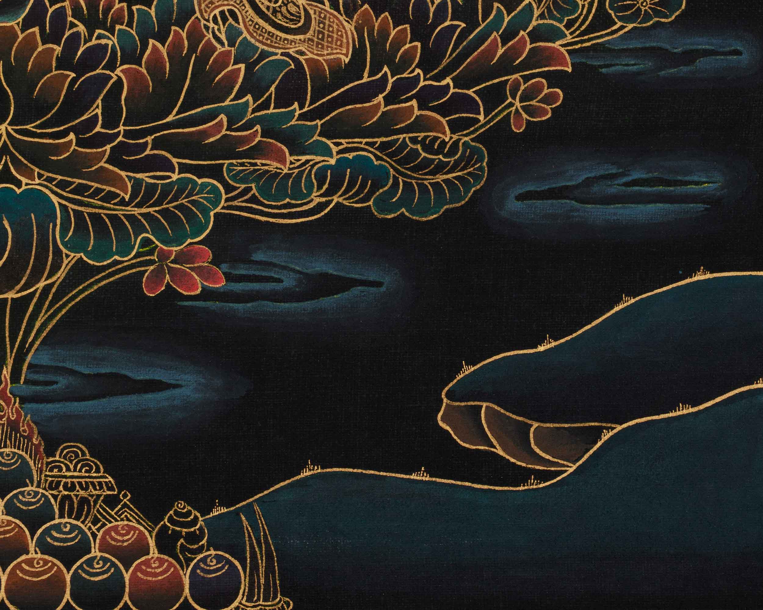 Tantric Master Padmasambhava Art | Spiritual Guide | Vajrayana Buddhism