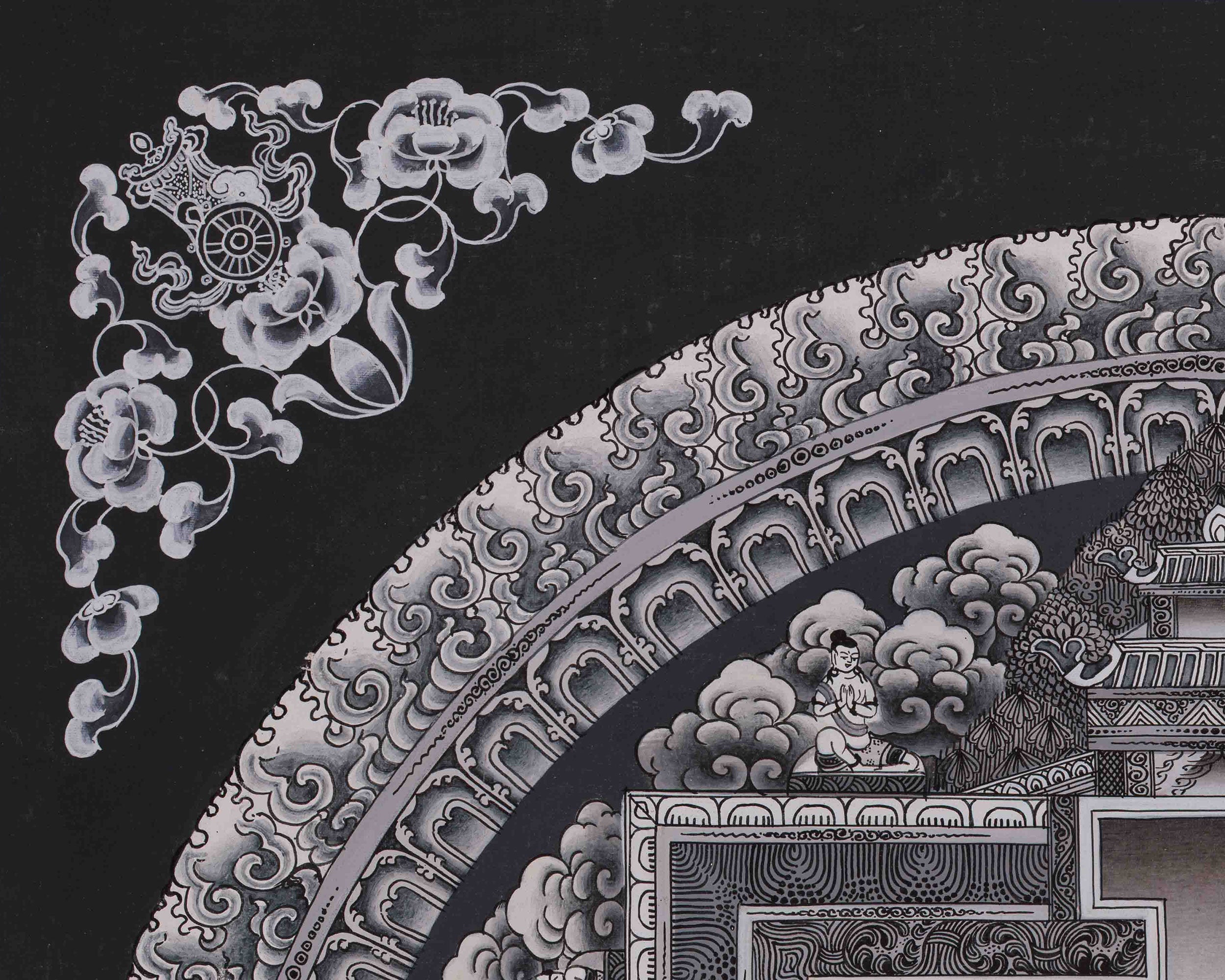 Himalayan Buddha Mandala Art | Symbolizing the Enlightened Universe and Inner Transformation