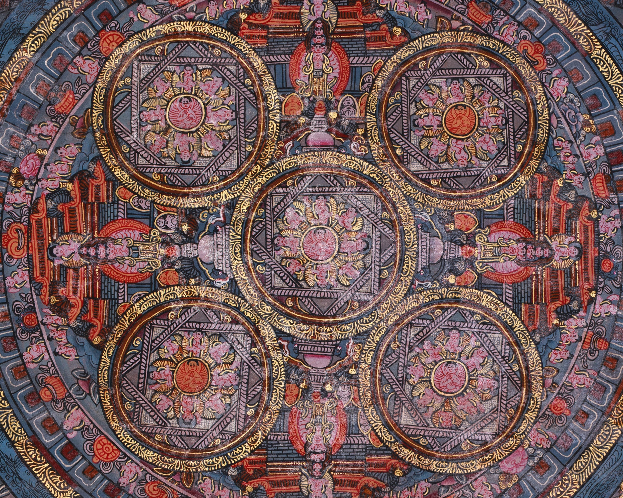 Traditional Deity Mandala | Sacred Art for Your Altar or Shrine