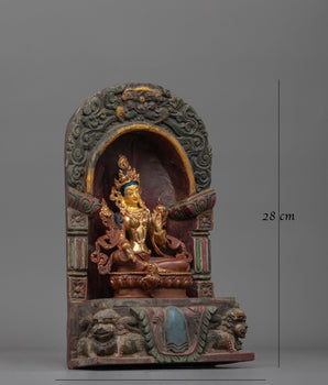 sacred-green-tara-with-throne