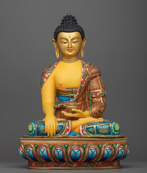 shakyamuni-buddha-colorful sculpture