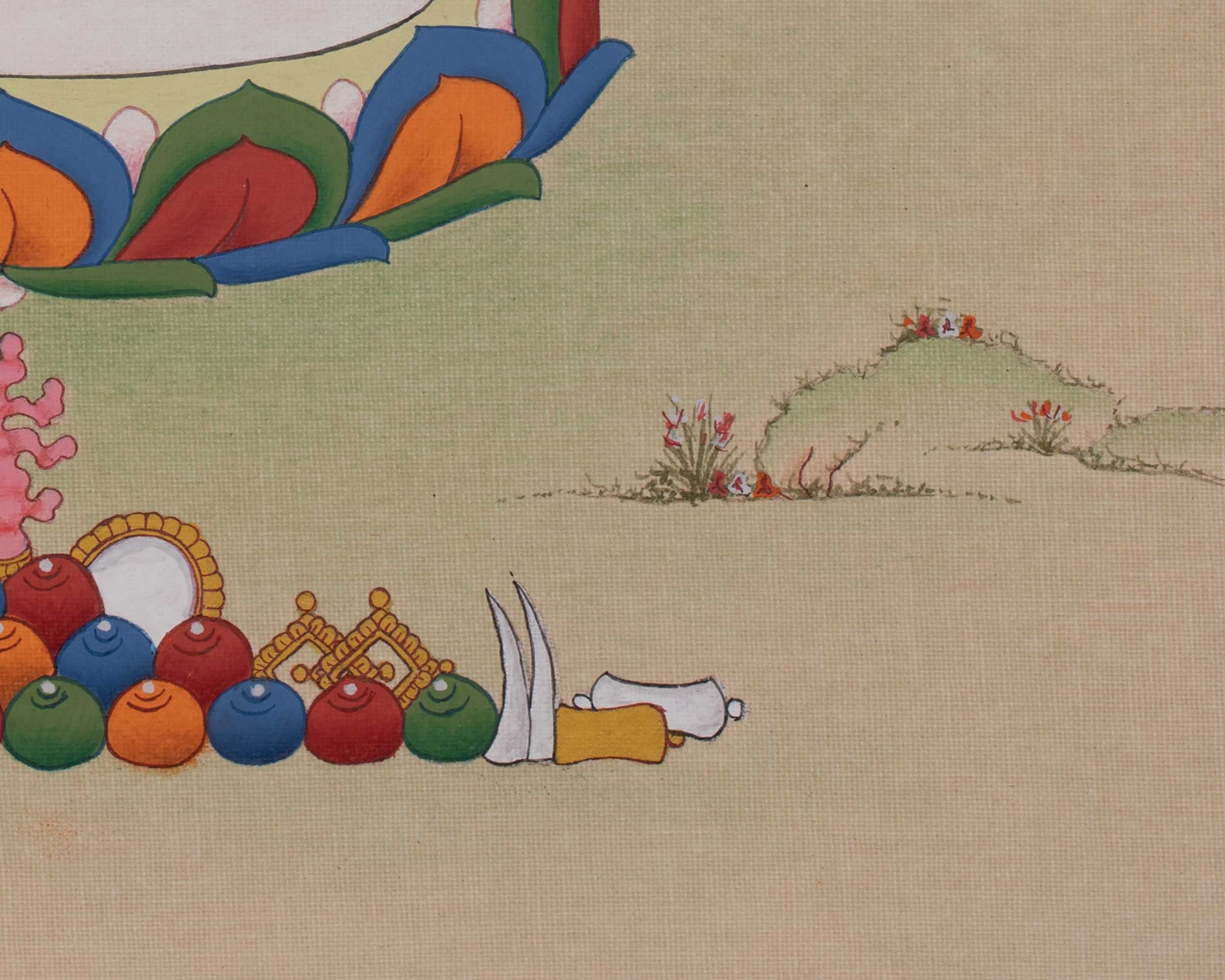 Machig Labdron Buddhist Art | The legendary Founder of The Chöd lineage