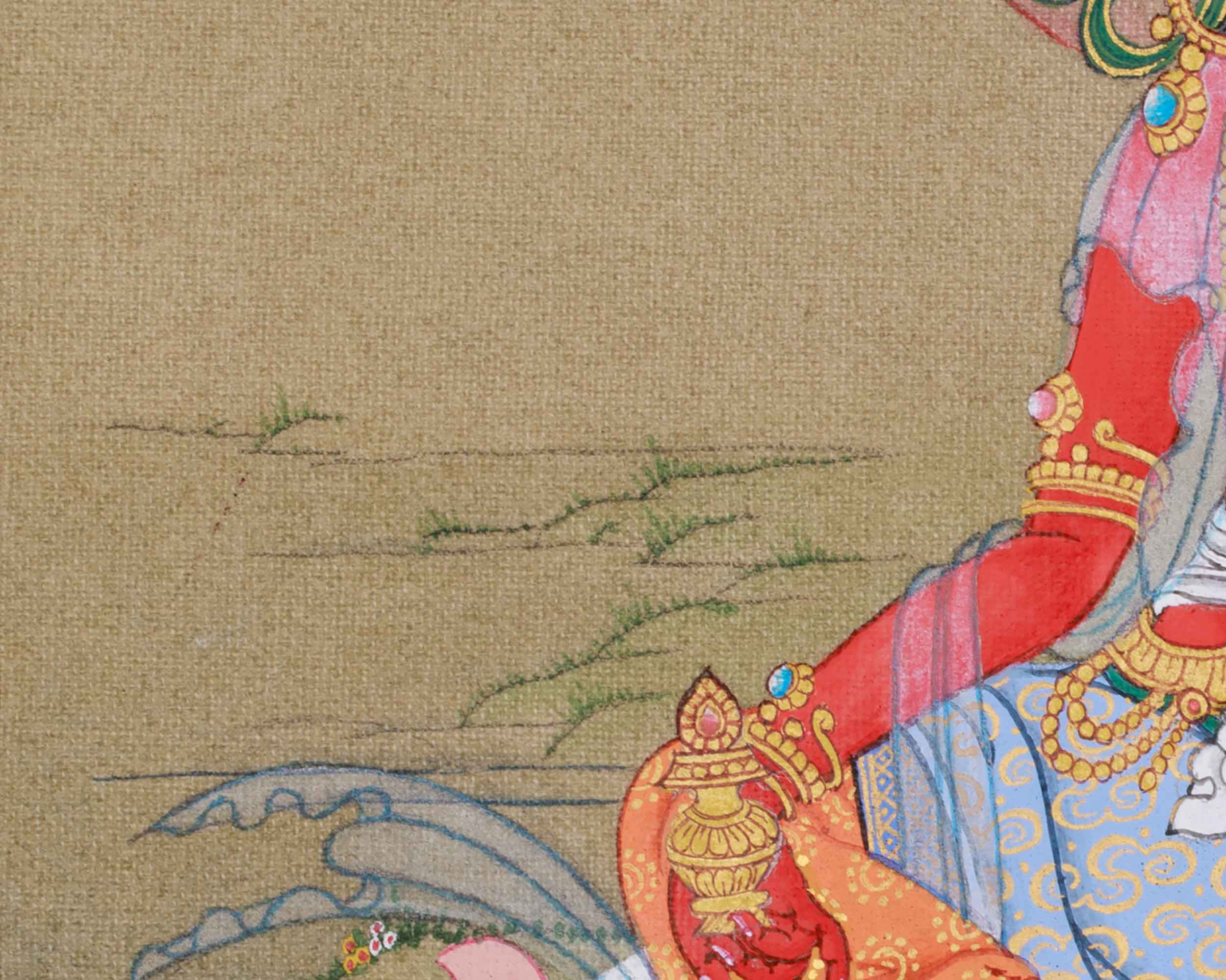 Tantric Red Tara Thangka | Goddess of Magnetism and Power
