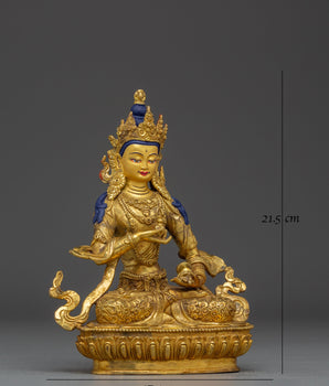 Copper Vajrasattva Sculpture for Spiritual Altar 
