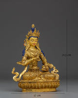 Copper Vajrasattva Sculpture for Spiritual Altar 