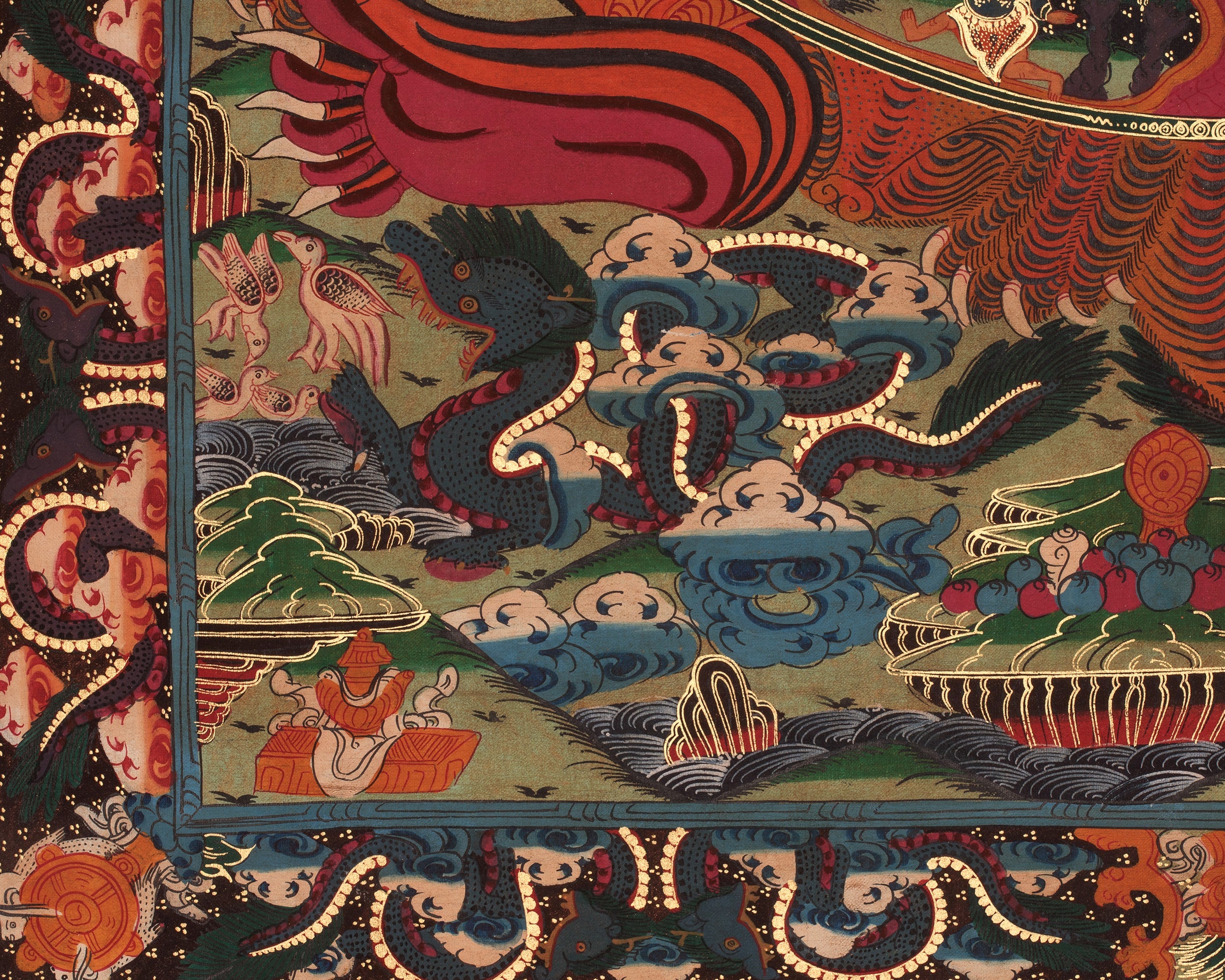 Himalayan Wheel of Life Artwork | Samsara and Enlightened Wisdom